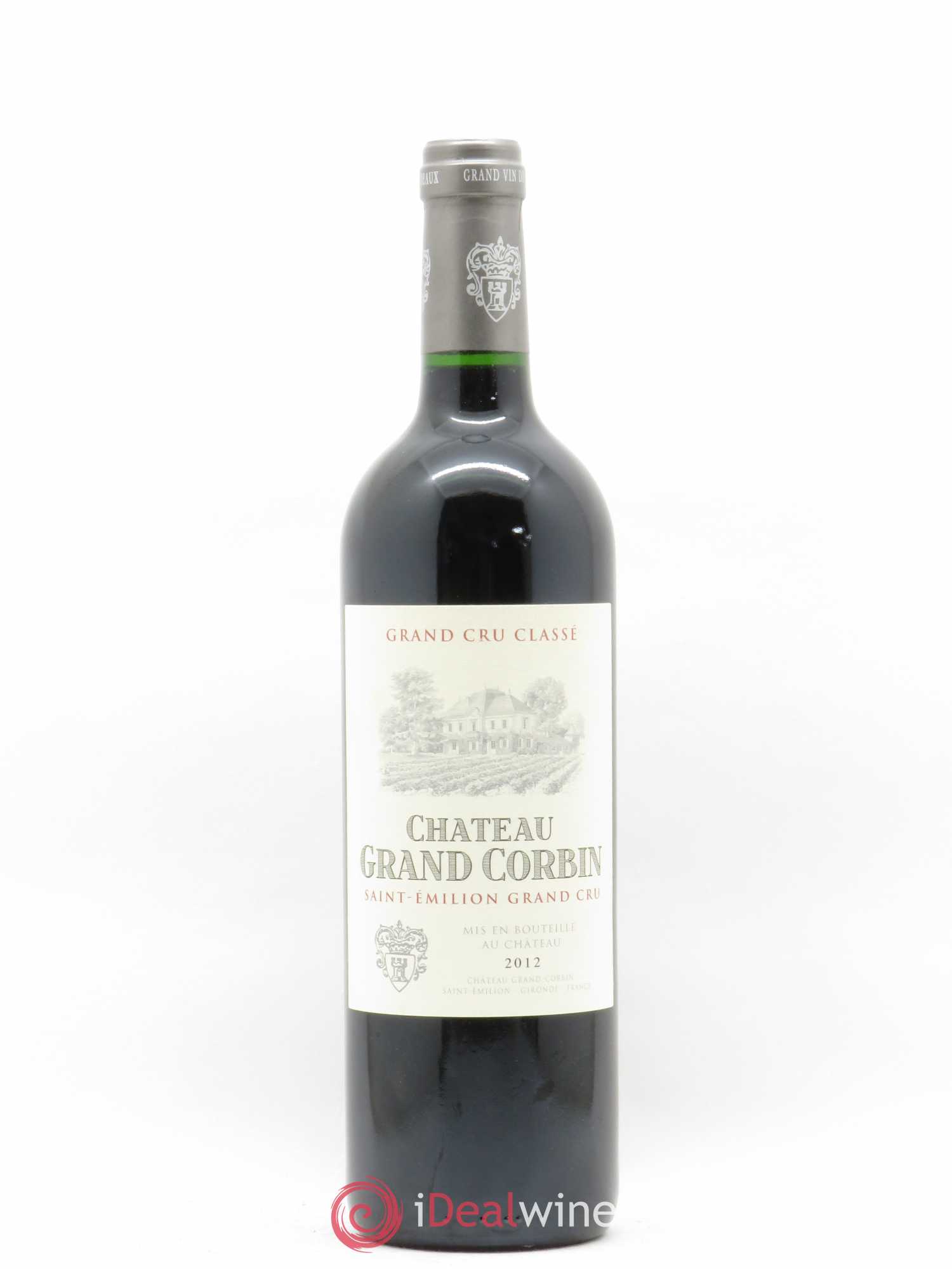 Château Grand Corbin Grand Cru Classé 2012 - Lot de 1 bouteille - 0