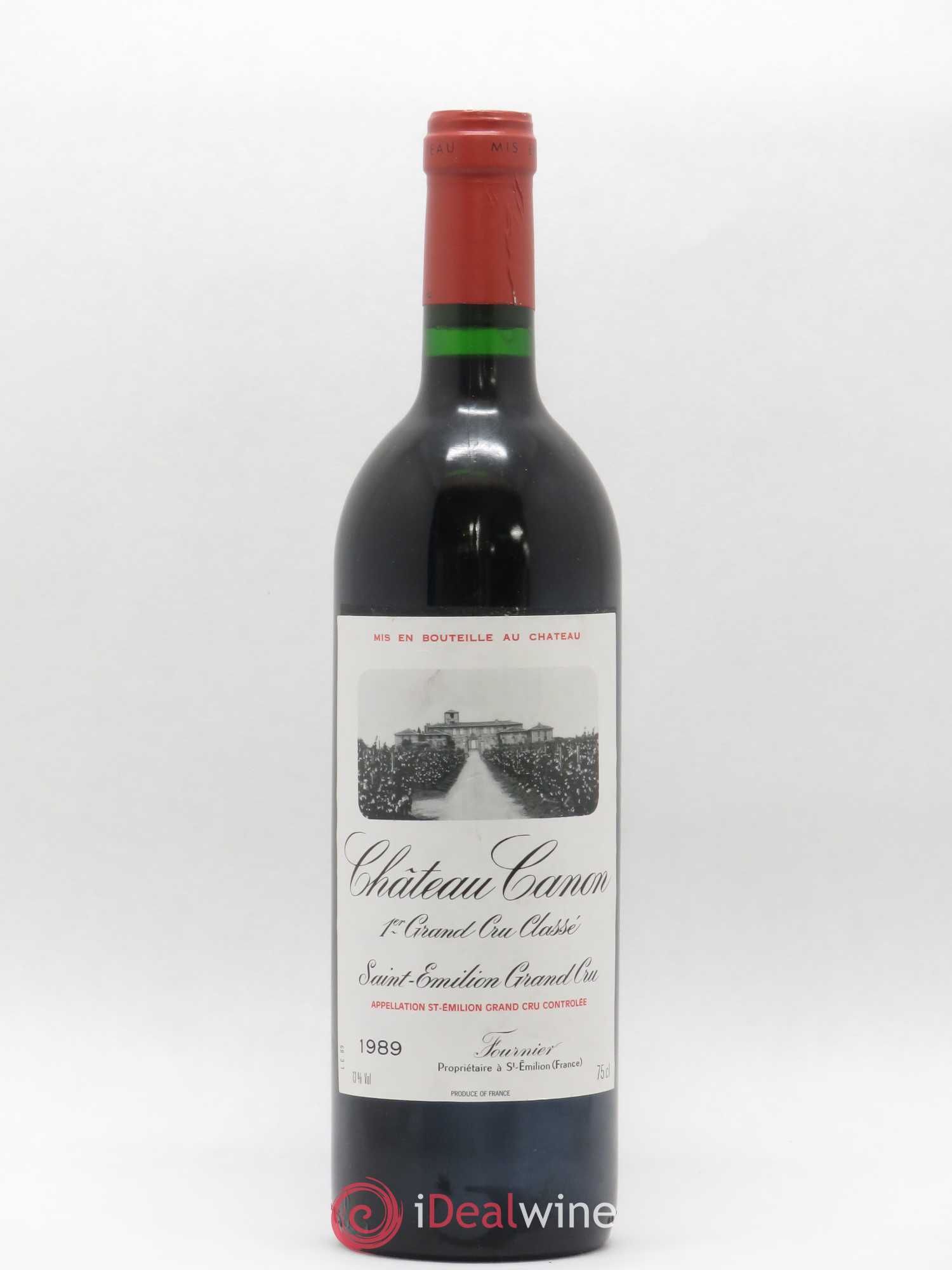Château Canon 1er Grand Cru Classé B 1989 - Lot de 1 bouteille - 0