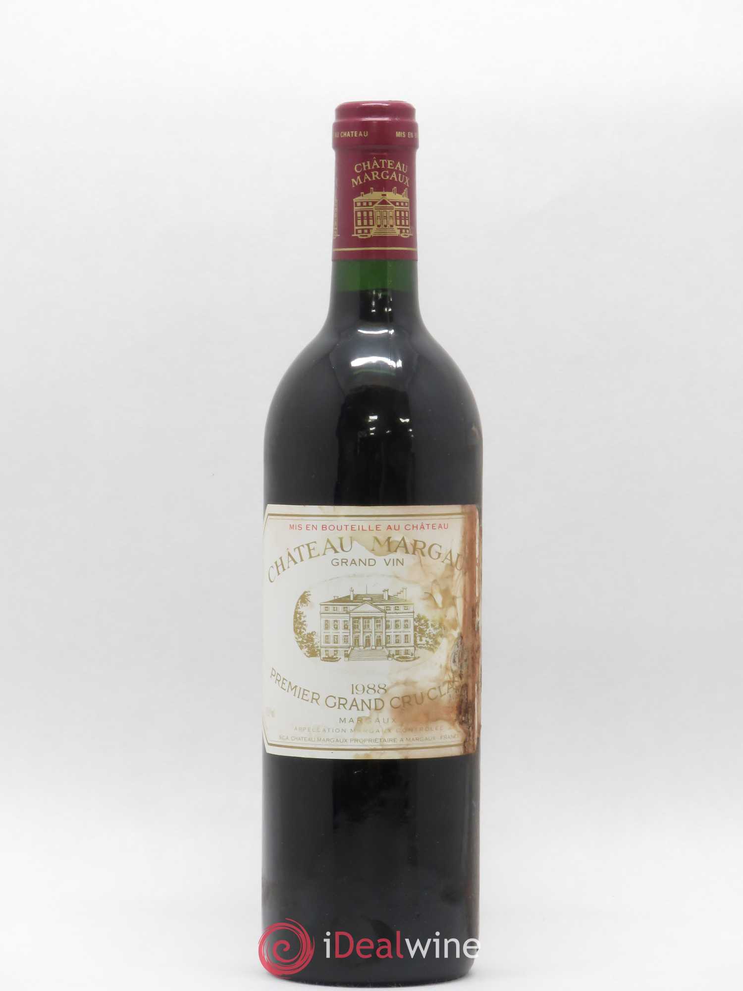 Château Margaux 1er Grand Cru Classé 1988 - Lot de 1 bouteille - 0