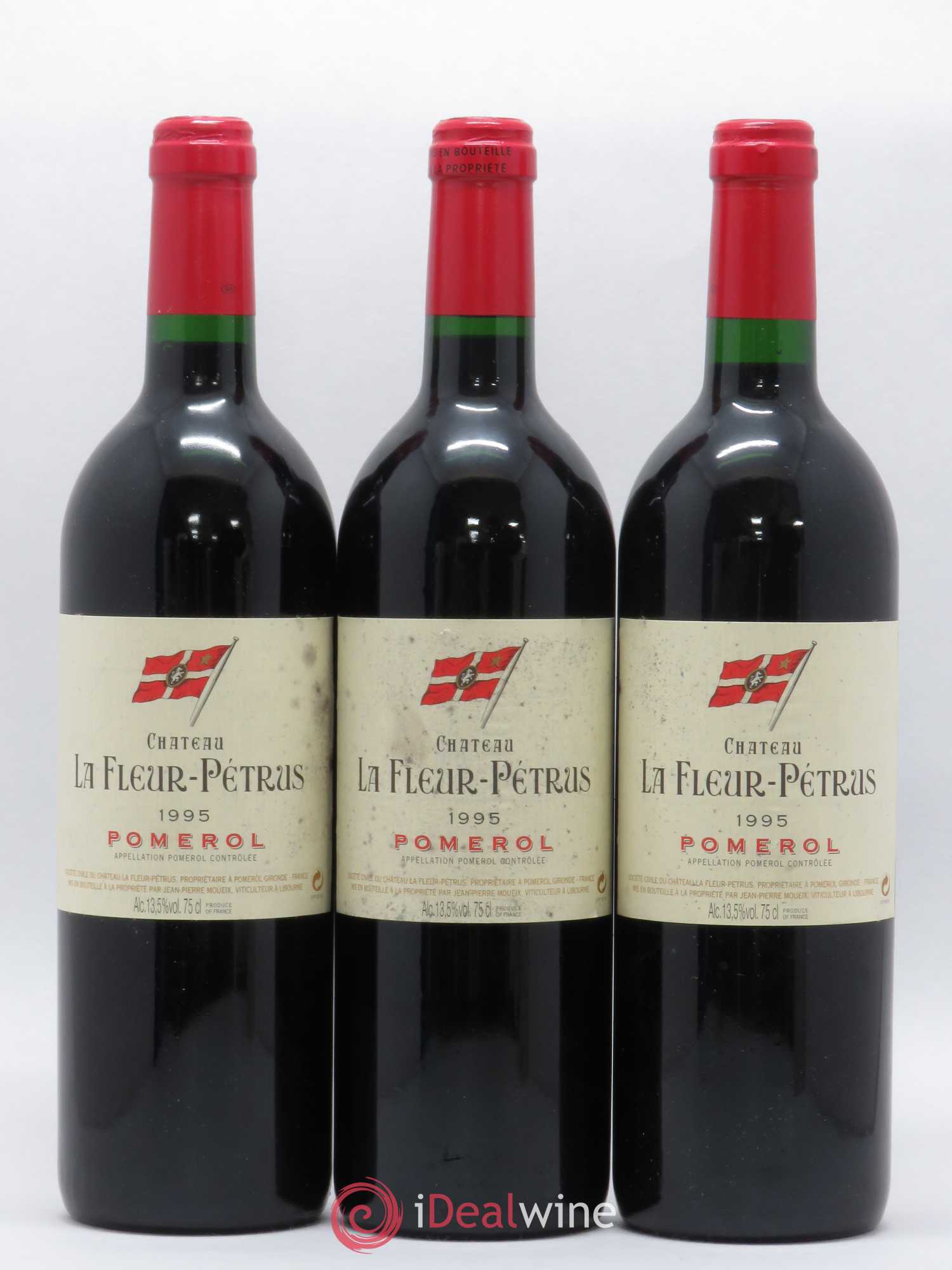 Château la Fleur Petrus 1995 - Lot de 3 bouteilles - 0