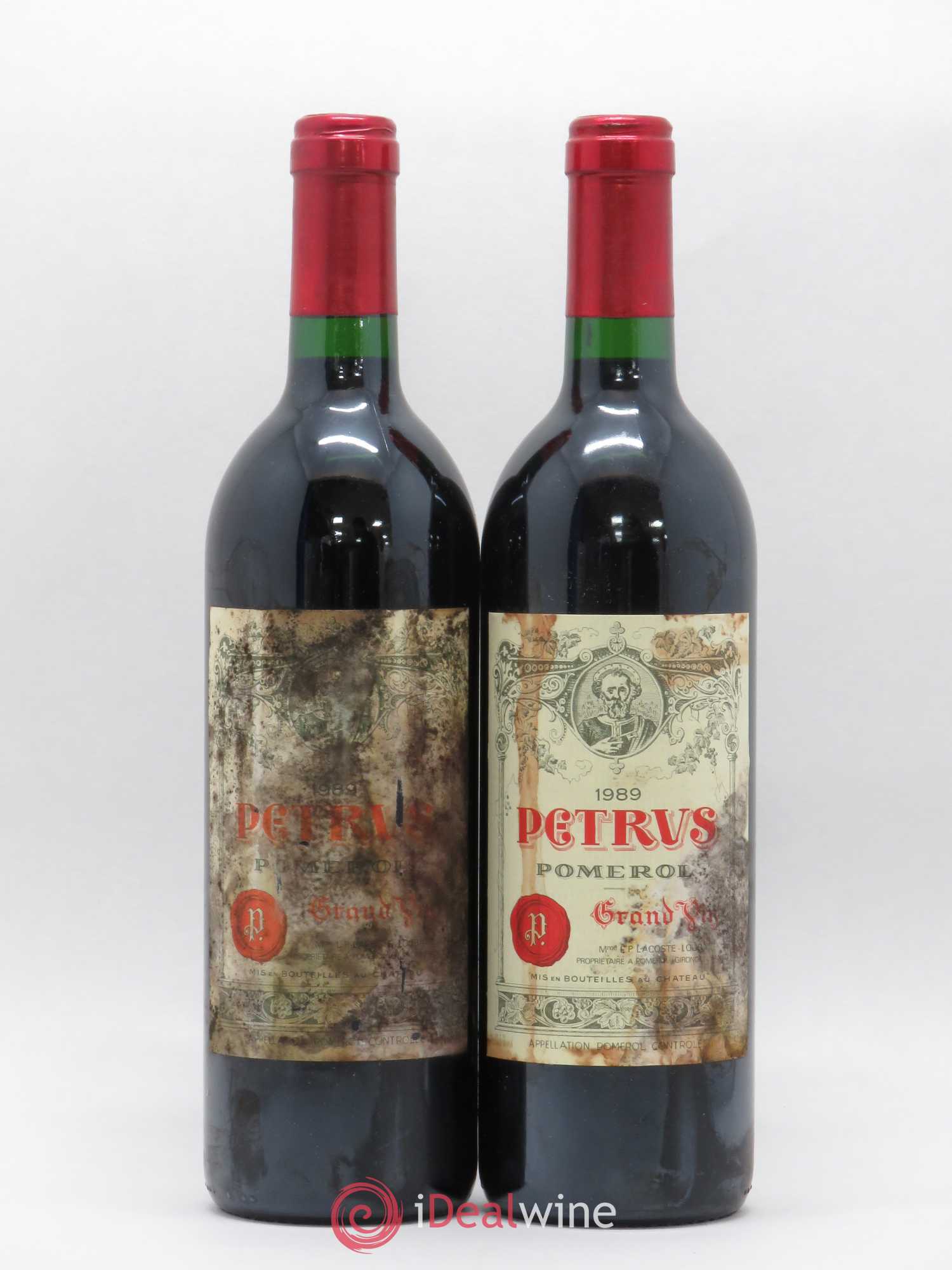 Petrus 1989 - Lot de 2 bouteilles - 0