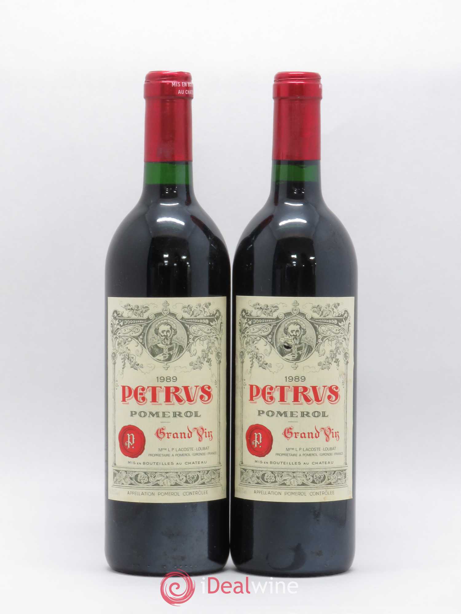 Petrus 1989 - Lot de 2 bouteilles - 0