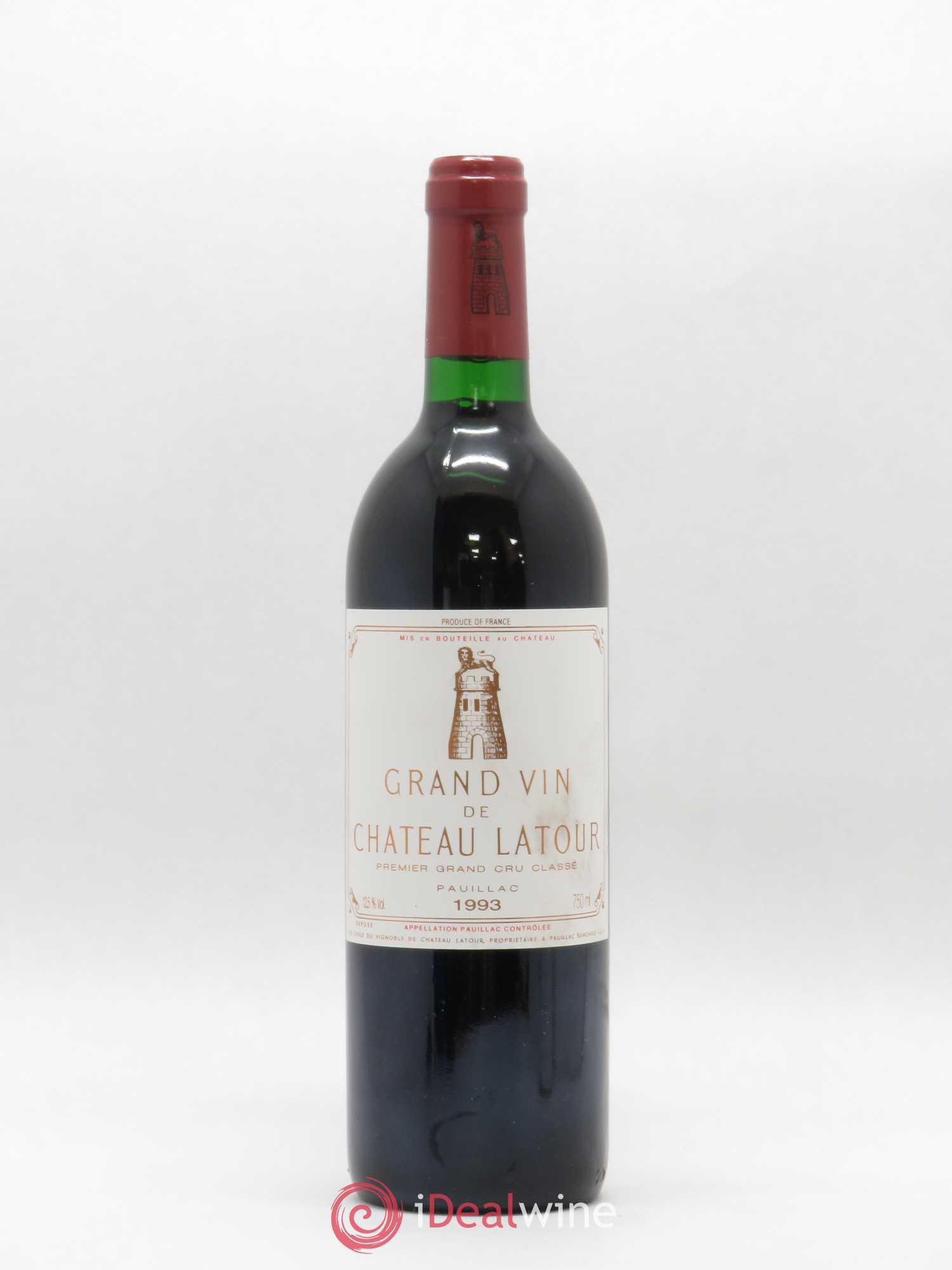 Château Latour 1er Grand Cru Classé 1993 - Lot de 1 bouteille - 0