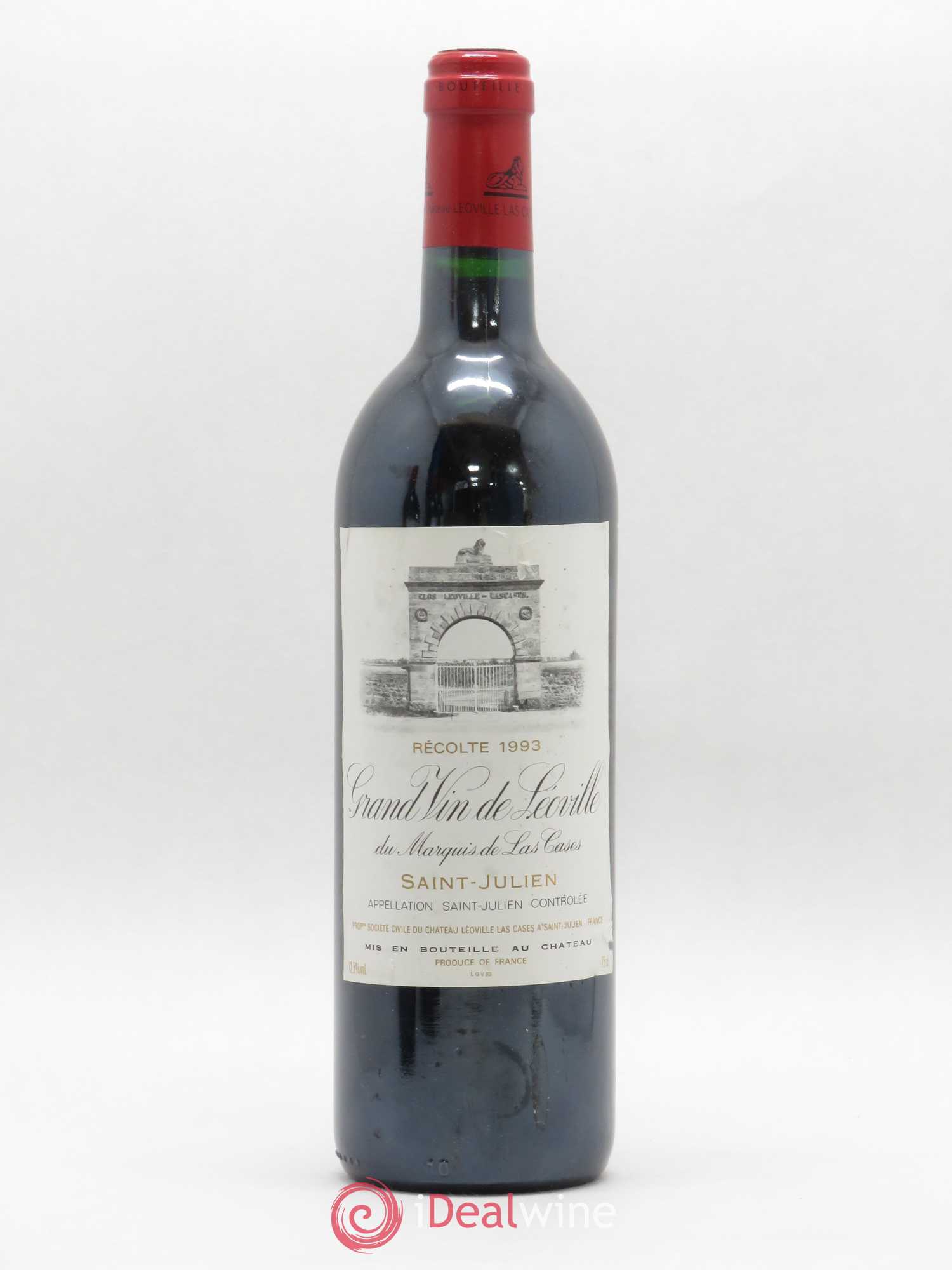 Château Léoville Las Cases 2ème Grand Cru Classé 1993 - Lot de 1 bouteille - 0