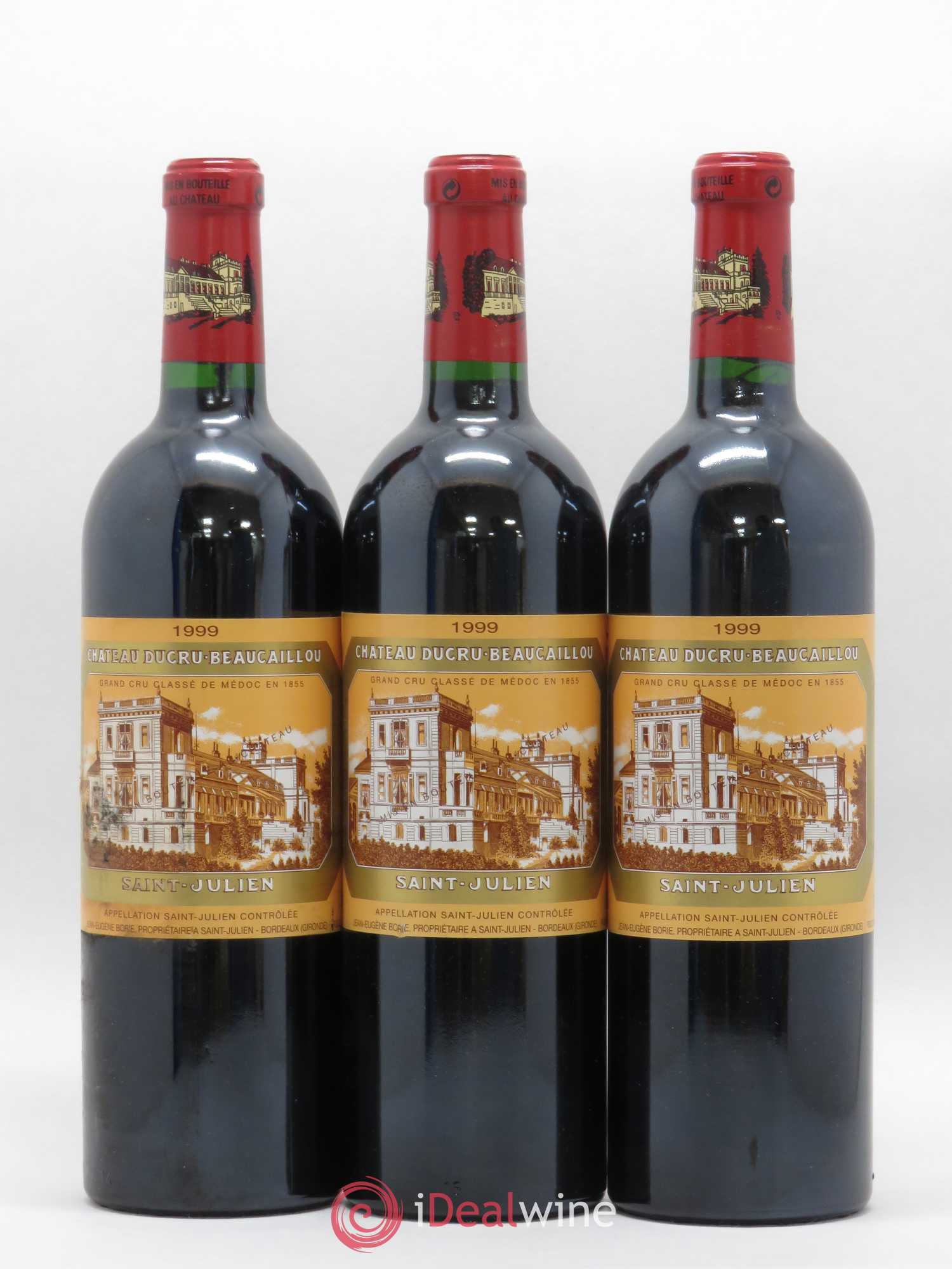 Château Ducru Beaucaillou 2ème Grand Cru Classé 1999 - Lot de 3 bouteilles - 0