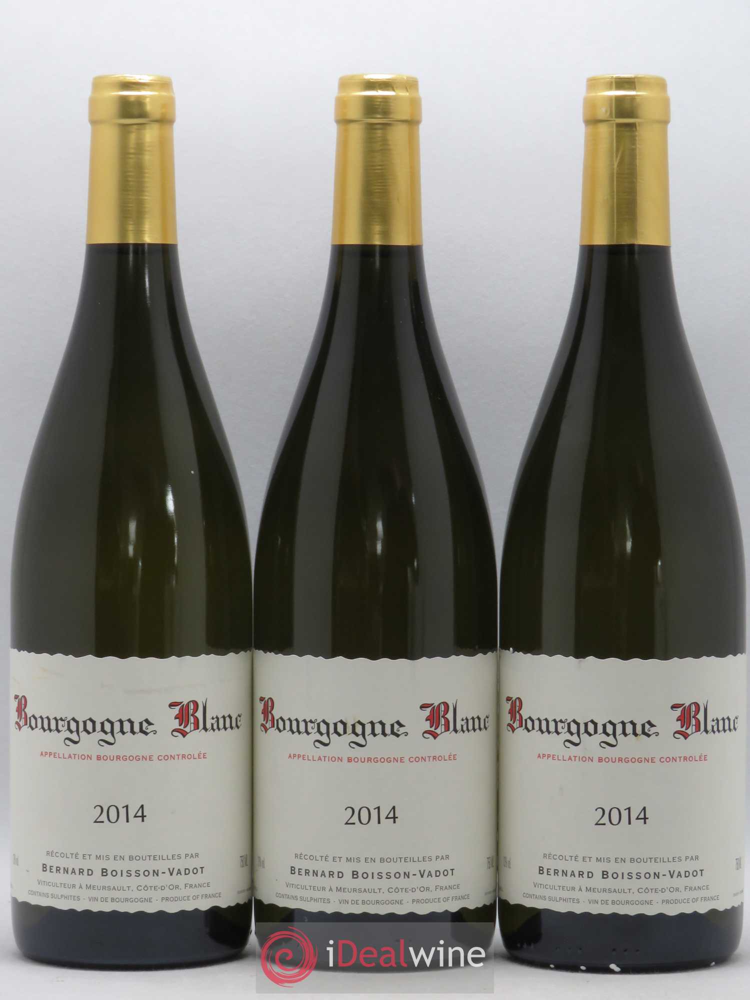 Bourgogne Boisson-Vadot (Domaine) 2014 - Lot de 3 bouteilles - 0