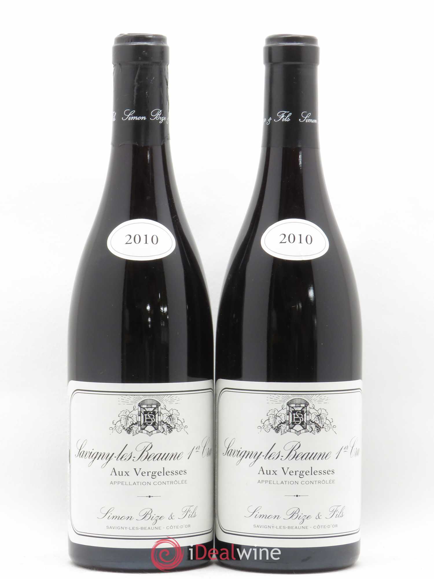 Savigny-lès-Beaune 1er Cru Aux Vergelesses Simon Bize & Fils 2010 - Lot de 2 bouteilles - 0