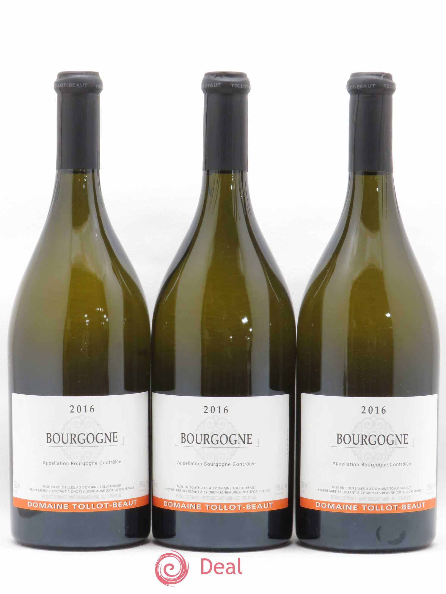 Bourgogne Chardonnay Tollot Beaut (Domaine) 2016 - Lot de 3 bouteilles - 0