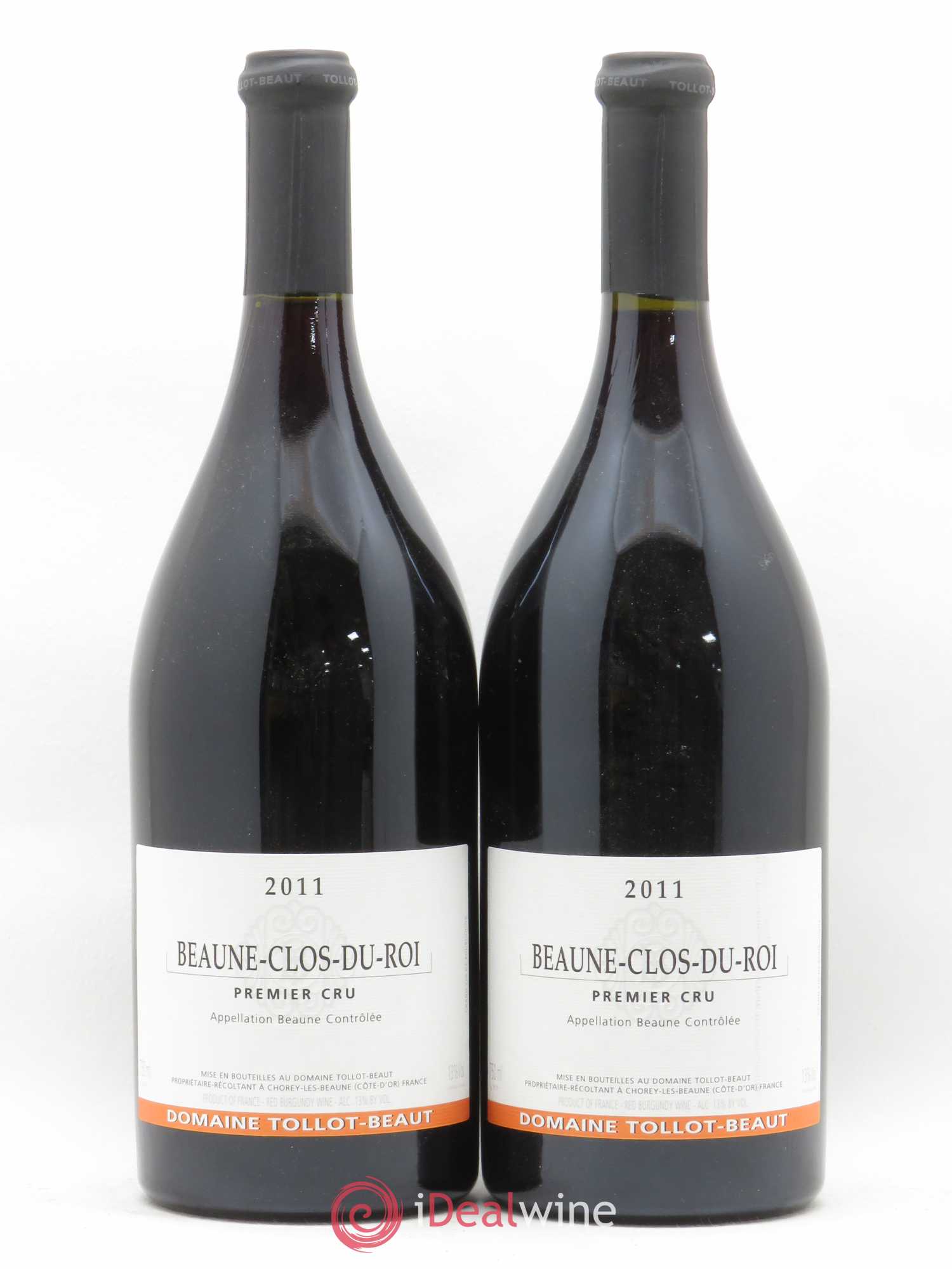 Beaune 1er Cru Clos du Roi Tollot Beaut 2011 - Posten von 2 Flaschen - 0
