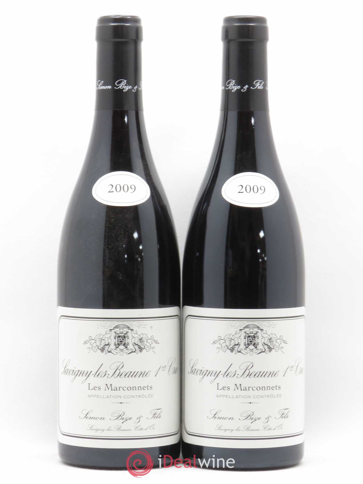 Savigny-lès-Beaune 1er Cru Les Marconnets Simon Bize & Fils 2009 - Lot de 2 bouteilles - 0