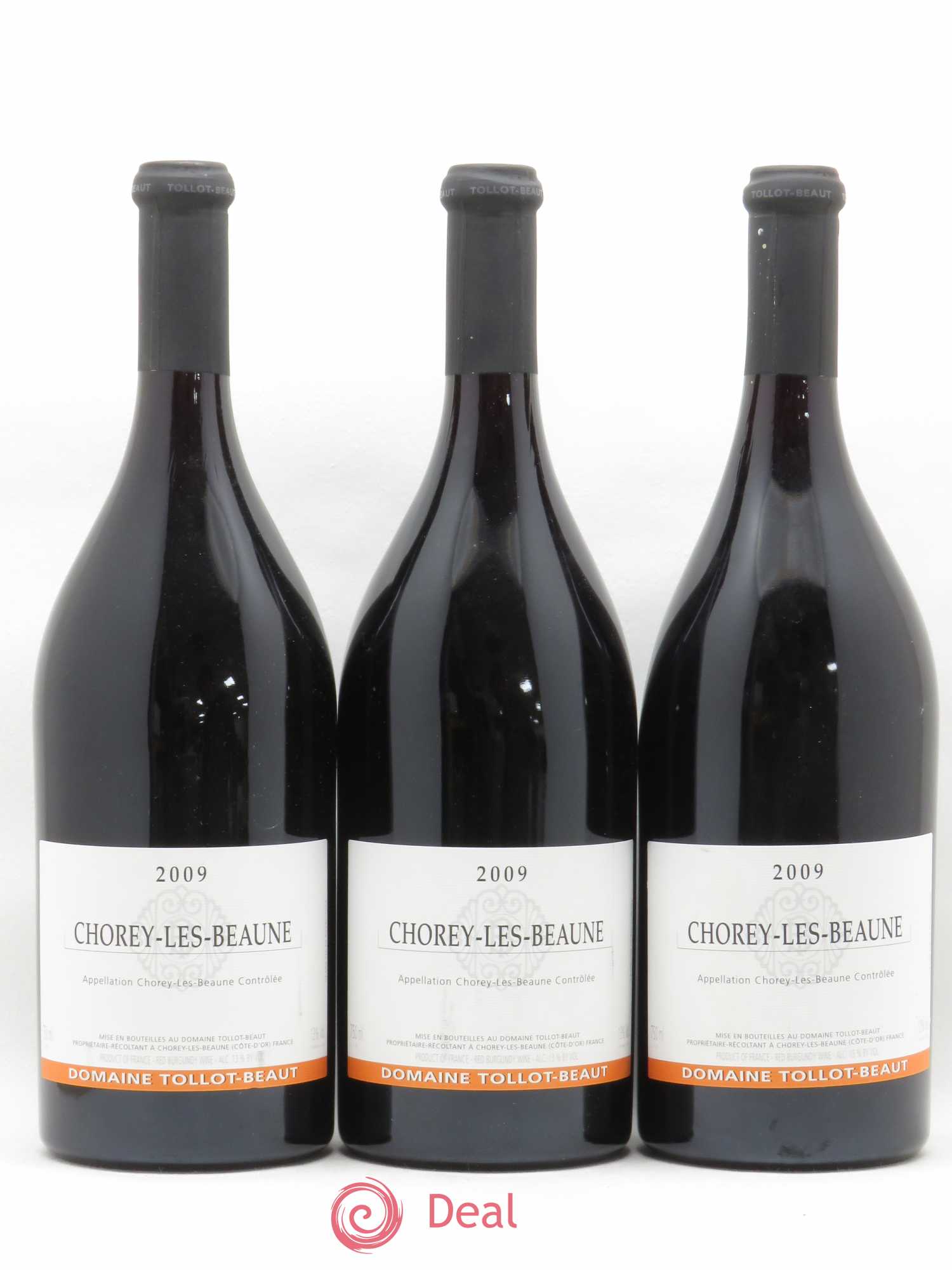 Chorey-lès-Beaune Tollot Beaut 2009 - Posten von 3 Flaschen - 0
