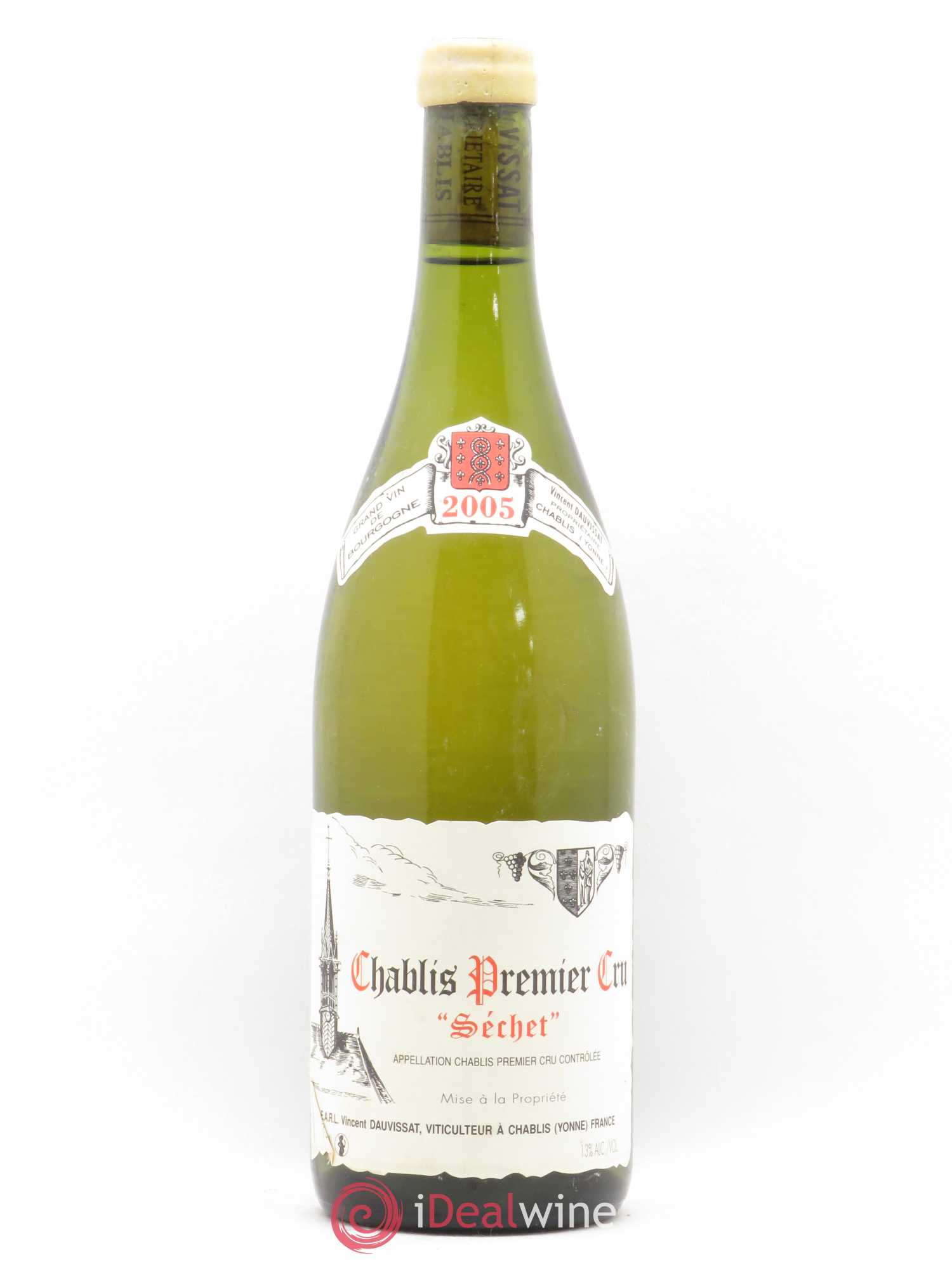 Chablis 1er Cru Séchet Vincent Dauvissat (Domaine) 2005 - Lot de 1 bouteille - 0