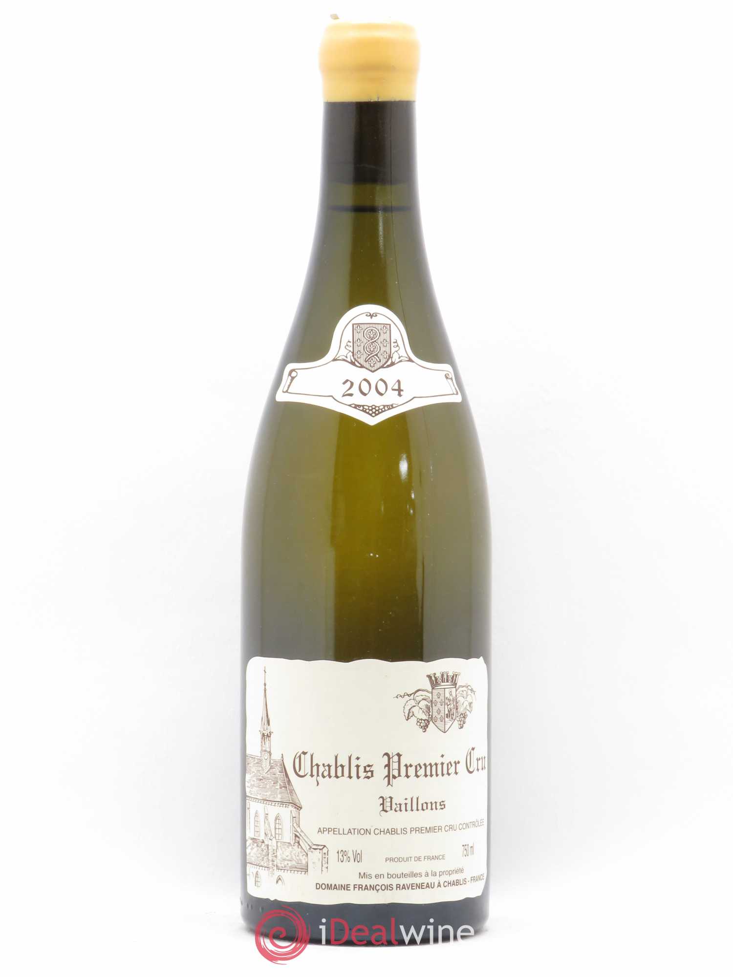 Chablis 1er Cru Vaillons Raveneau (Domaine) 2004 - Lot de 1 bouteille - 0