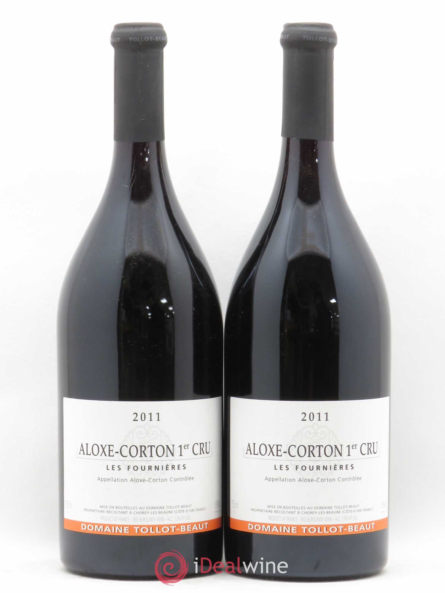 Aloxe-Corton 1er Cru Les Fournières Tollot Beaut (Domaine) 2011 - Lot de 2 bouteilles - 0