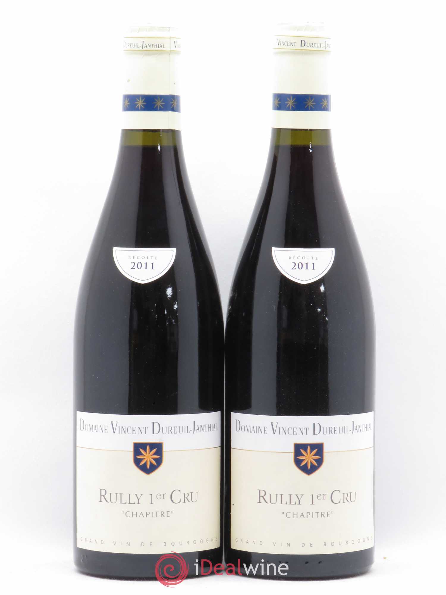 Rully 1er Cru Chapitre Dureuil Janthial 2011 - Posten von 2 Flaschen - 0