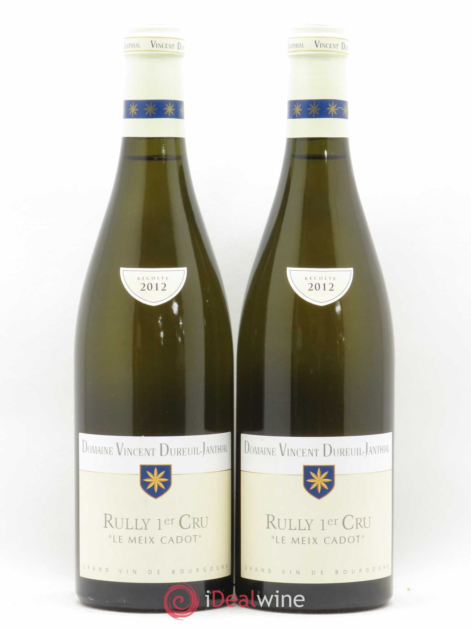 Rully 1er Cru Le Meix Cadot Vieilles Vignes Vincent Dureuil-Janthial 2012 - Lot de 2 bouteilles - 0