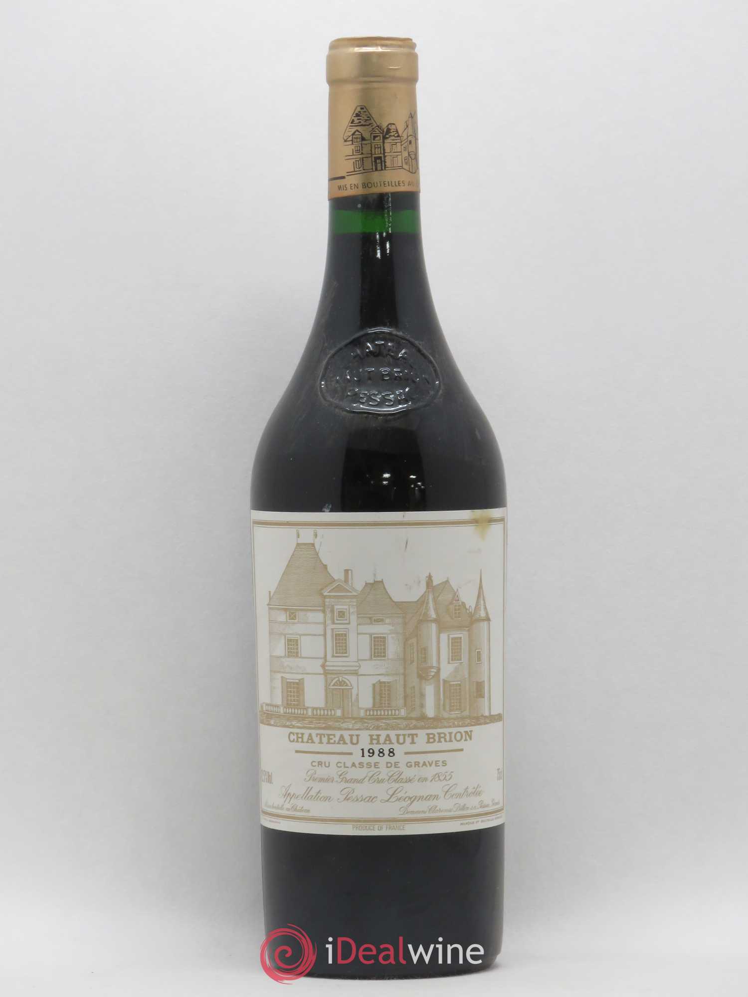 Château Haut Brion 1er Grand Cru Classé 1988 - Lot de 1 bouteille - 0