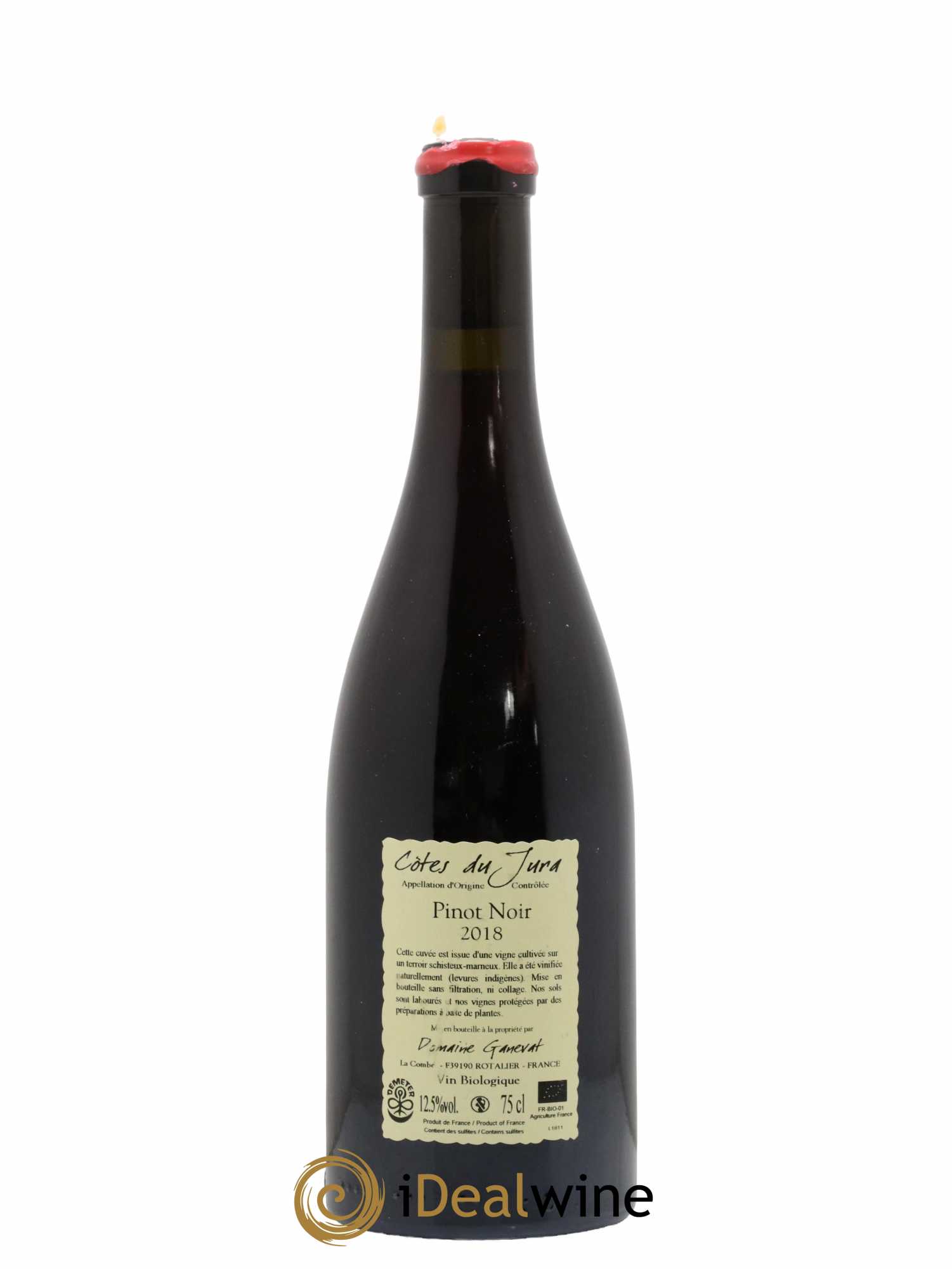 Côtes du Jura Pinot Noir En Billat  Jean-François Ganevat (Domaine) 2018 - Lot de 1 bouteille - 1