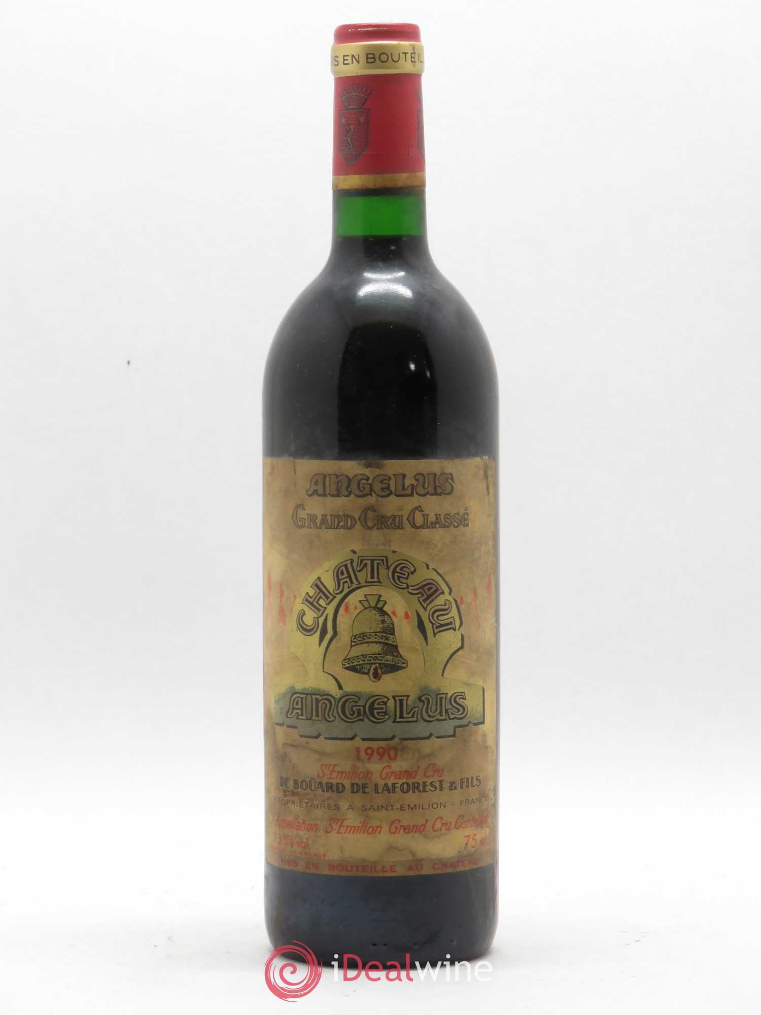Château Angélus 1er Grand Cru Classé A 1990 - Lot de 1 bouteille - 0
