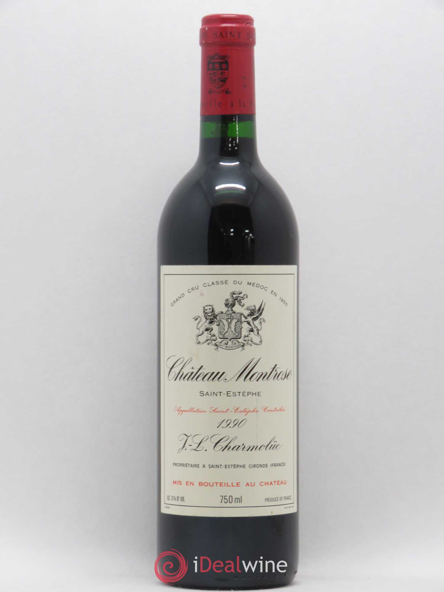 Château Montrose 2ème Grand Cru Classé 1990 - Lot de 1 bouteille - 0
