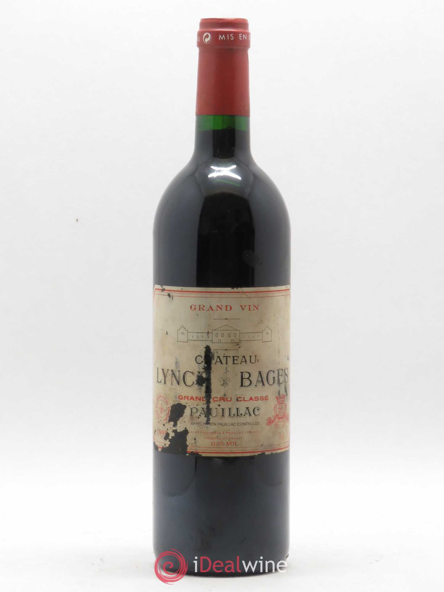 Château Lynch Bages 5ème Grand Cru Classé 1995 - Lot de 1 bouteille - 0