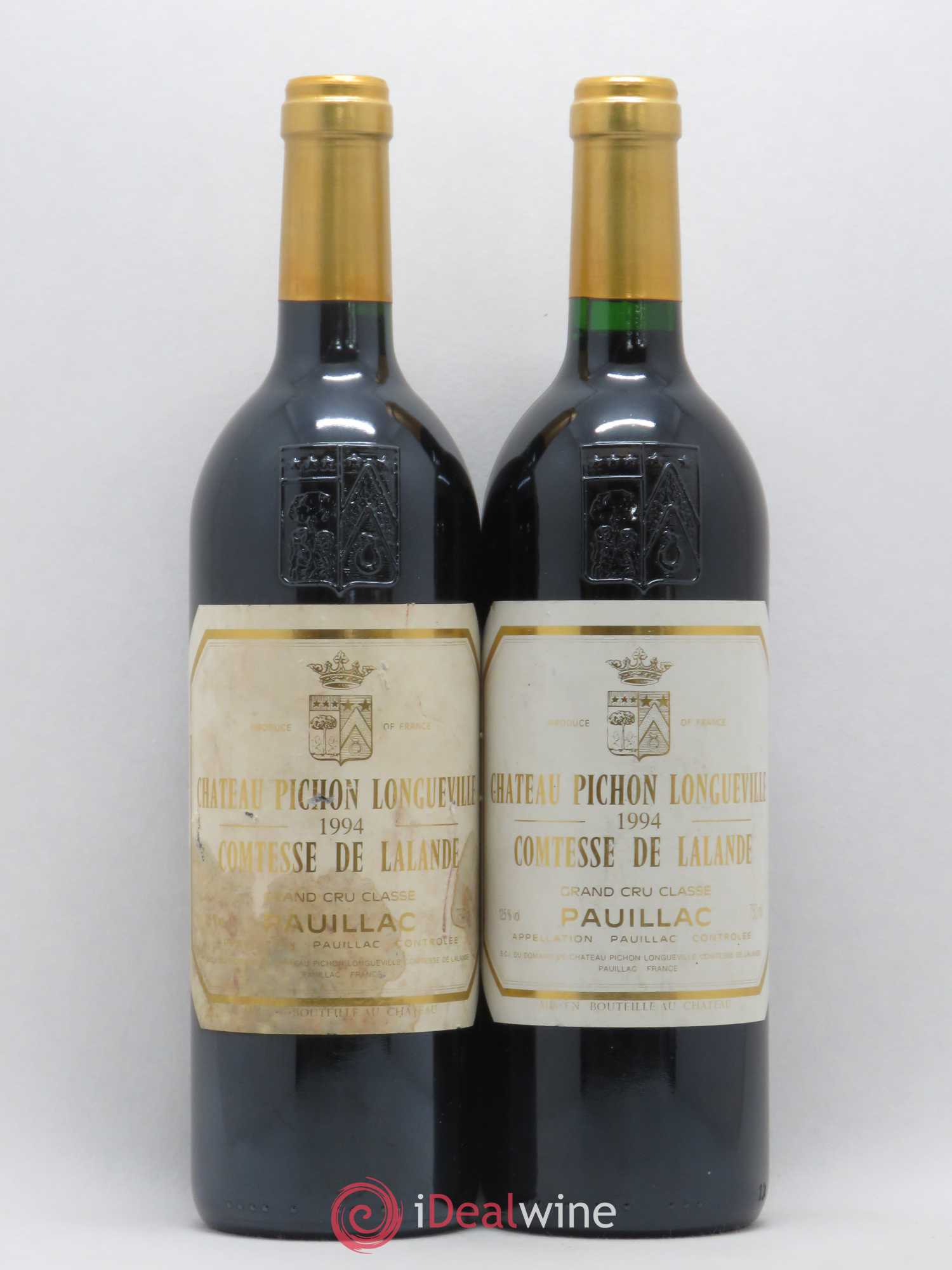 Château Pichon Longueville Comtesse de Lalande 2ème Grand Cru Classé 1994 - Lot de 2 bouteilles - 0