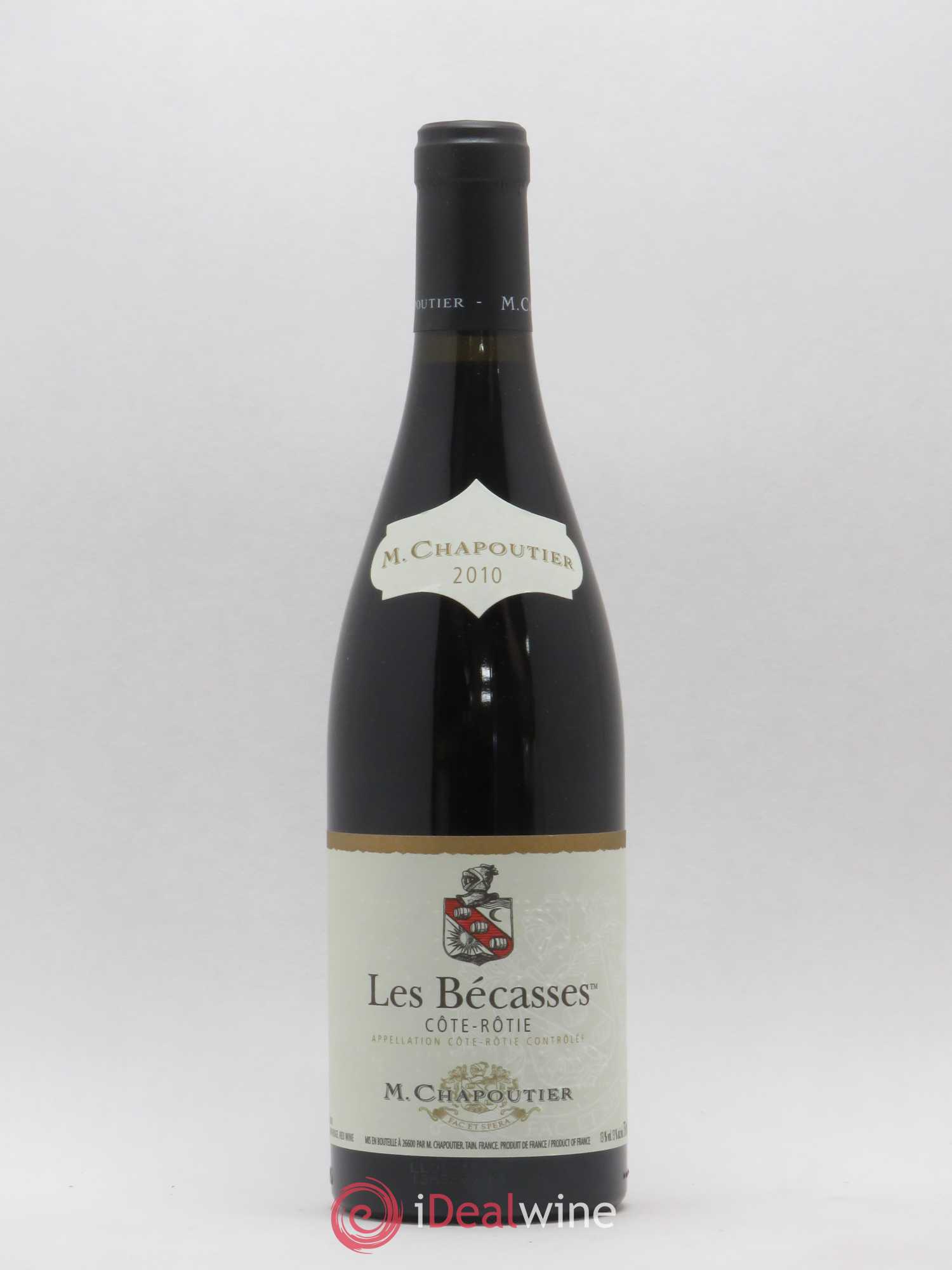 Côte-Rôtie Les Bécasses Chapoutier 2010 - Lot de 1 bouteille - 0