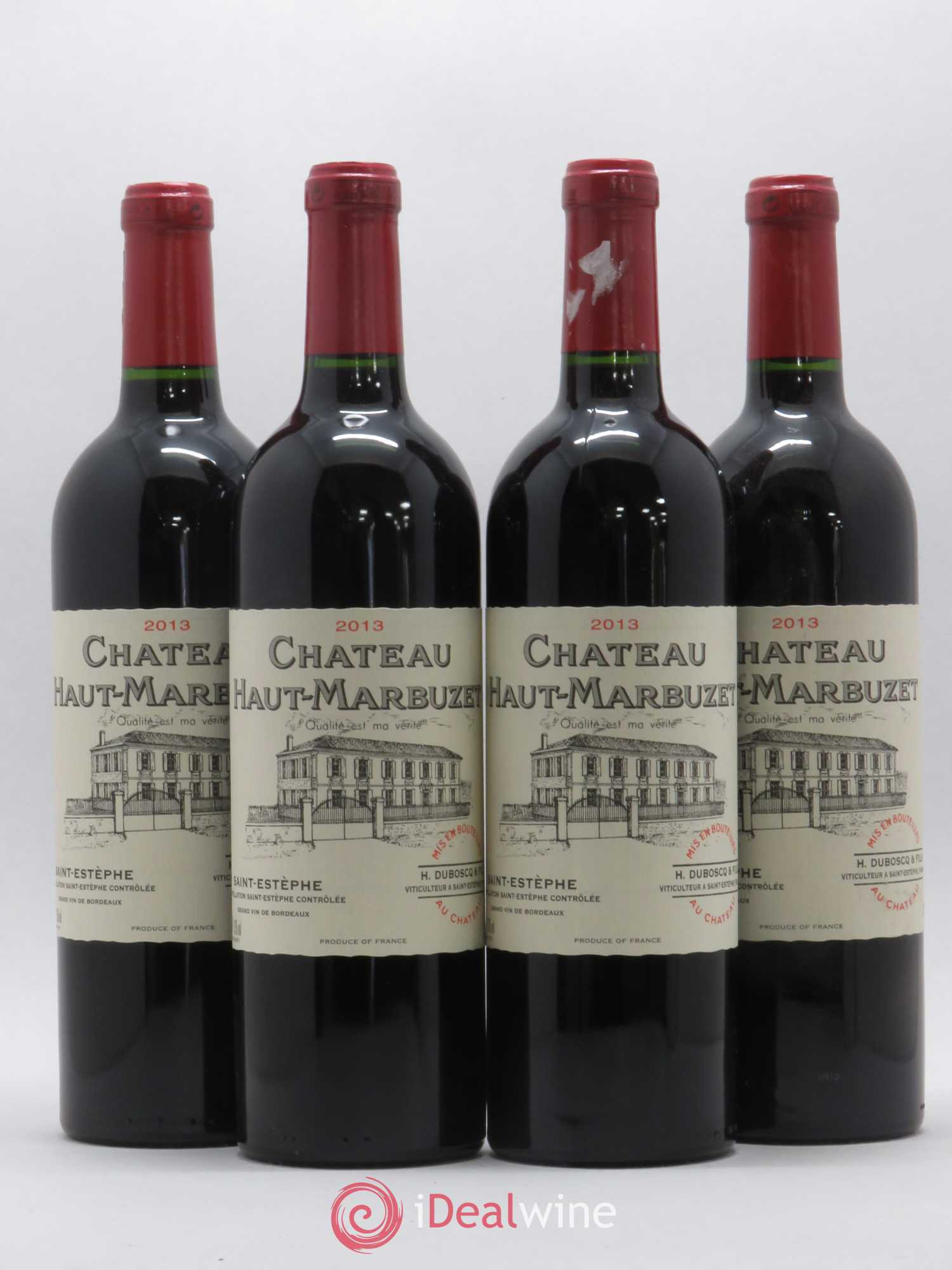 Château Haut Marbuzet 2013 - Lot de 4 bouteilles - 0