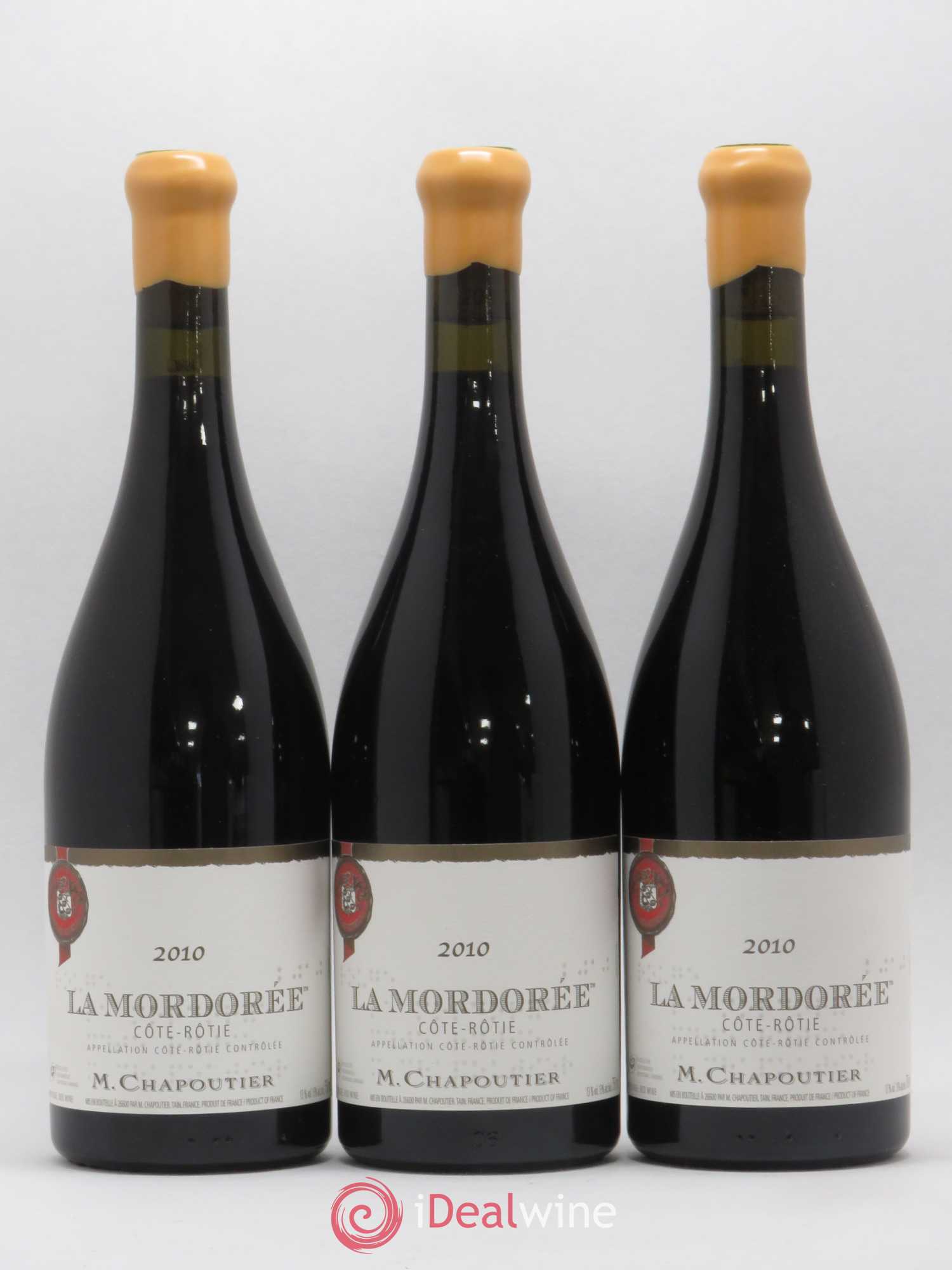 Côte-Rôtie La Mordorée Chapoutier 2010 - Lot de 3 bouteilles - 0