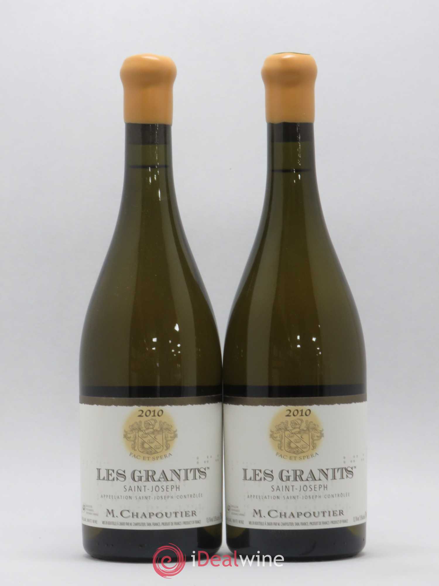 Saint-Joseph Les Granits Chapoutier 2010 - Lot de 2 bouteilles - 0