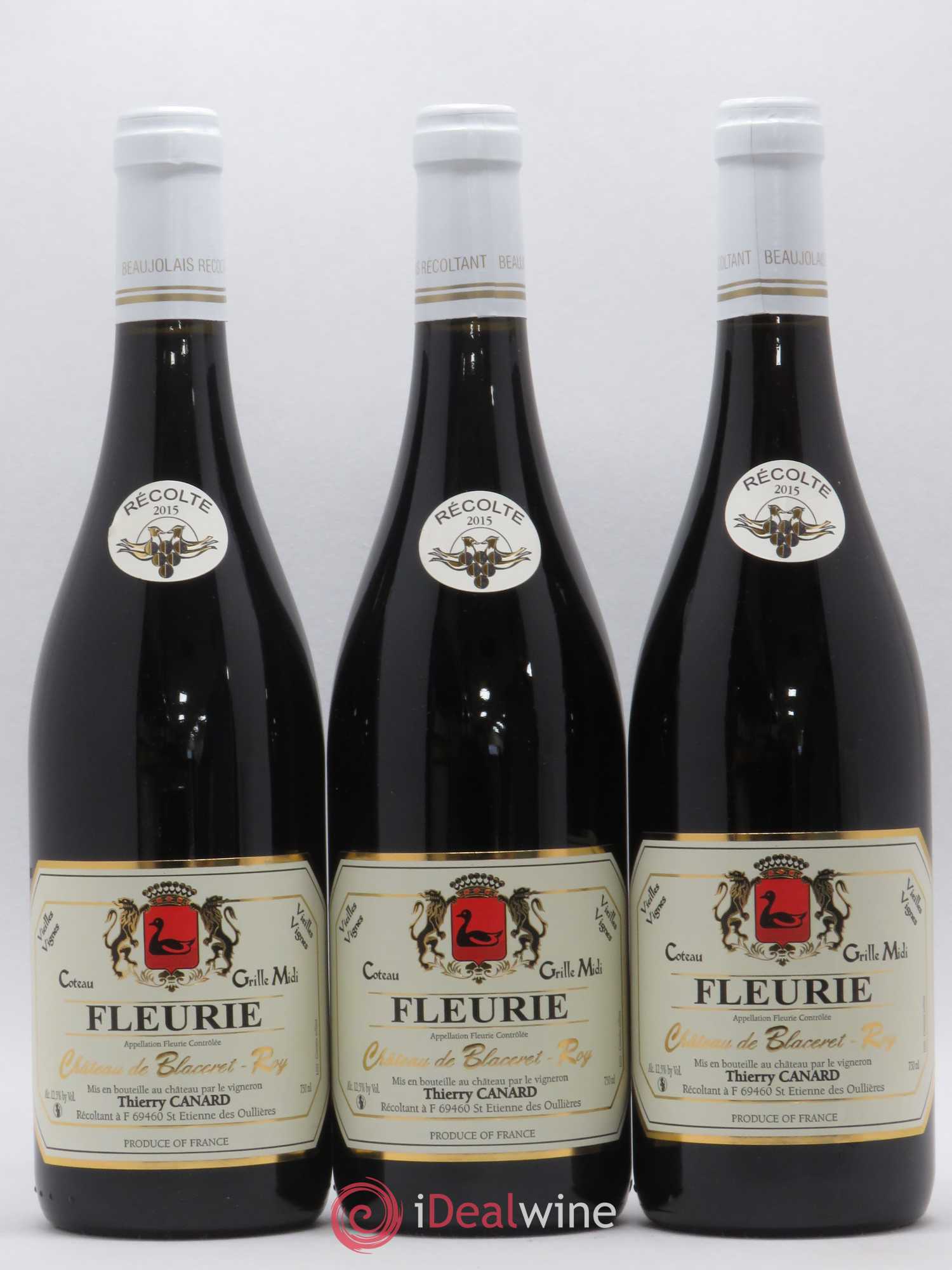 Fleurie vieilles vignes Blaceret Roy 2015 - Posten von 3 Flaschen - 0