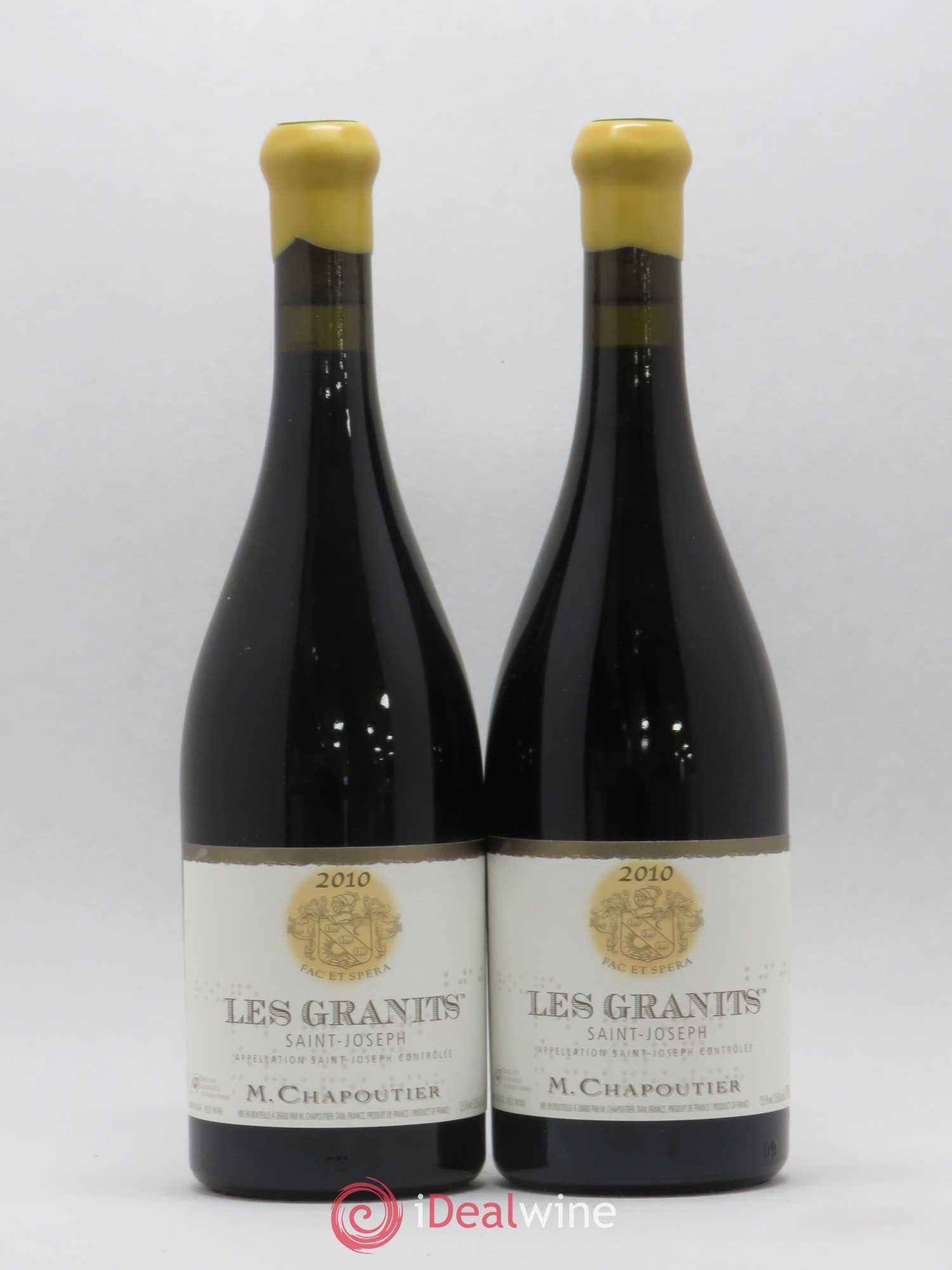 Saint-Joseph Les Granits Chapoutier 2010 - Lot de 2 bouteilles - 0