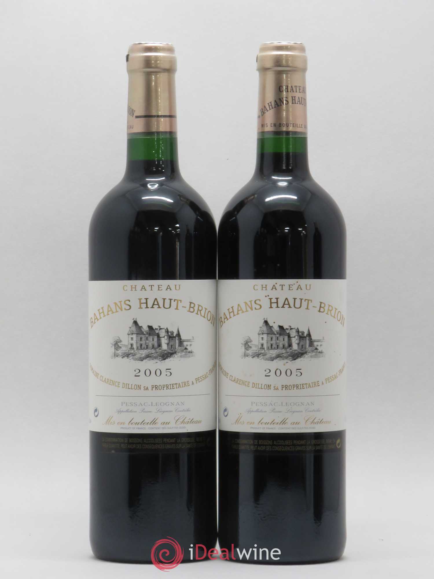 Clarence (Bahans) de Haut-Brion Second Vin 2005 - Lot de 2 bouteilles - 0