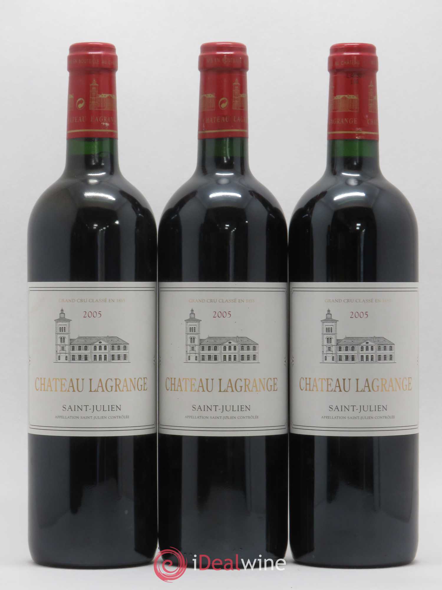 Château Lagrange 3ème Grand Cru Classé 2005 - Lot de 3 bouteilles - 0