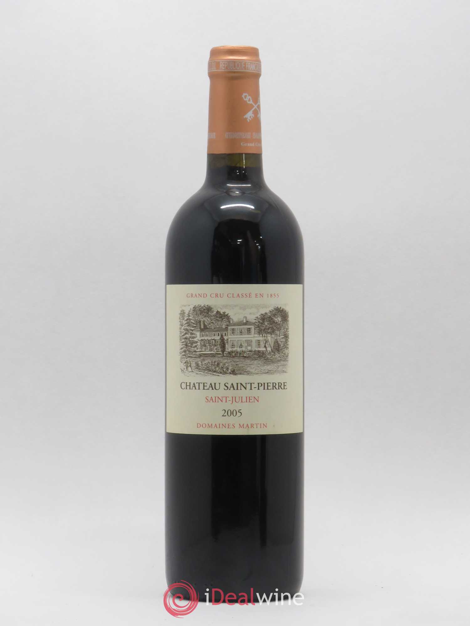 Château Saint-Pierre 4ème Grand Cru Classé 2005 - Lot de 1 bouteille - 0