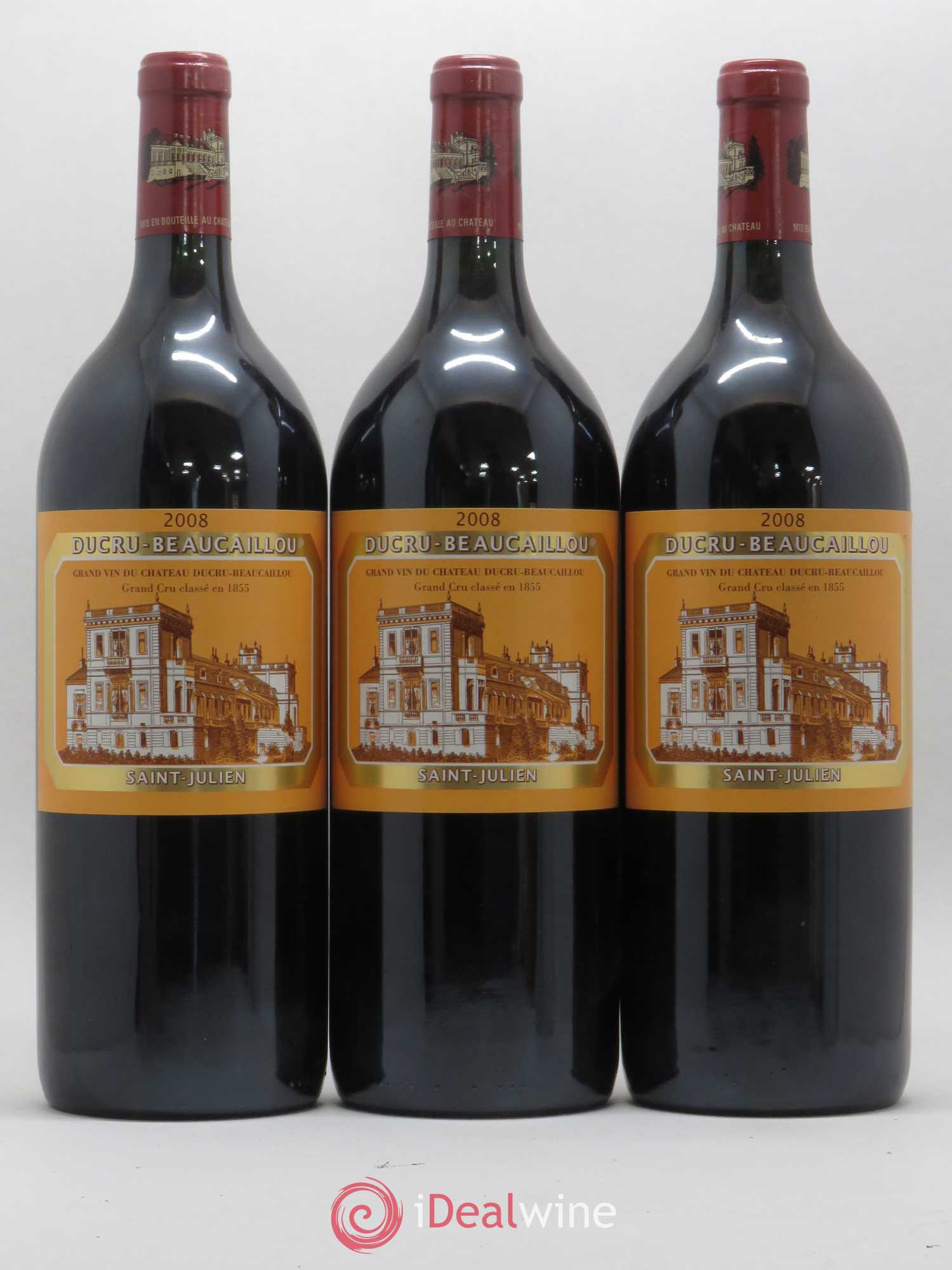 Château Ducru Beaucaillou 2ème Grand Cru Classé 2008 - Lot de 3 magnums - 0