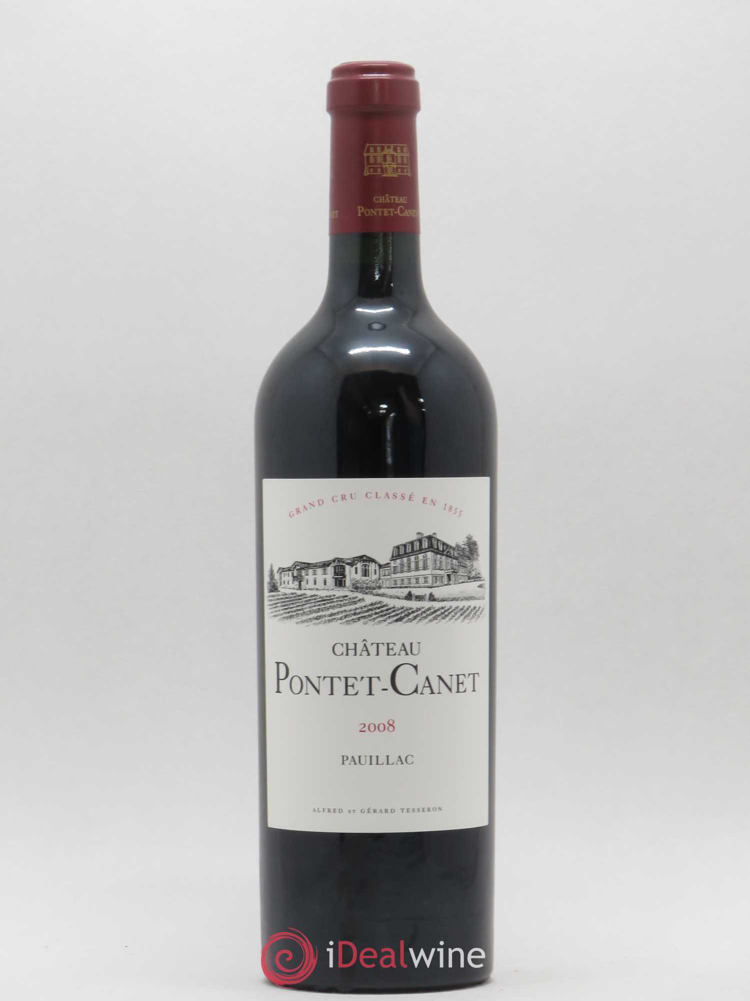 Château Pontet Canet 5ème Grand Cru Classé 2008 - Lot de 1 bouteille - 0