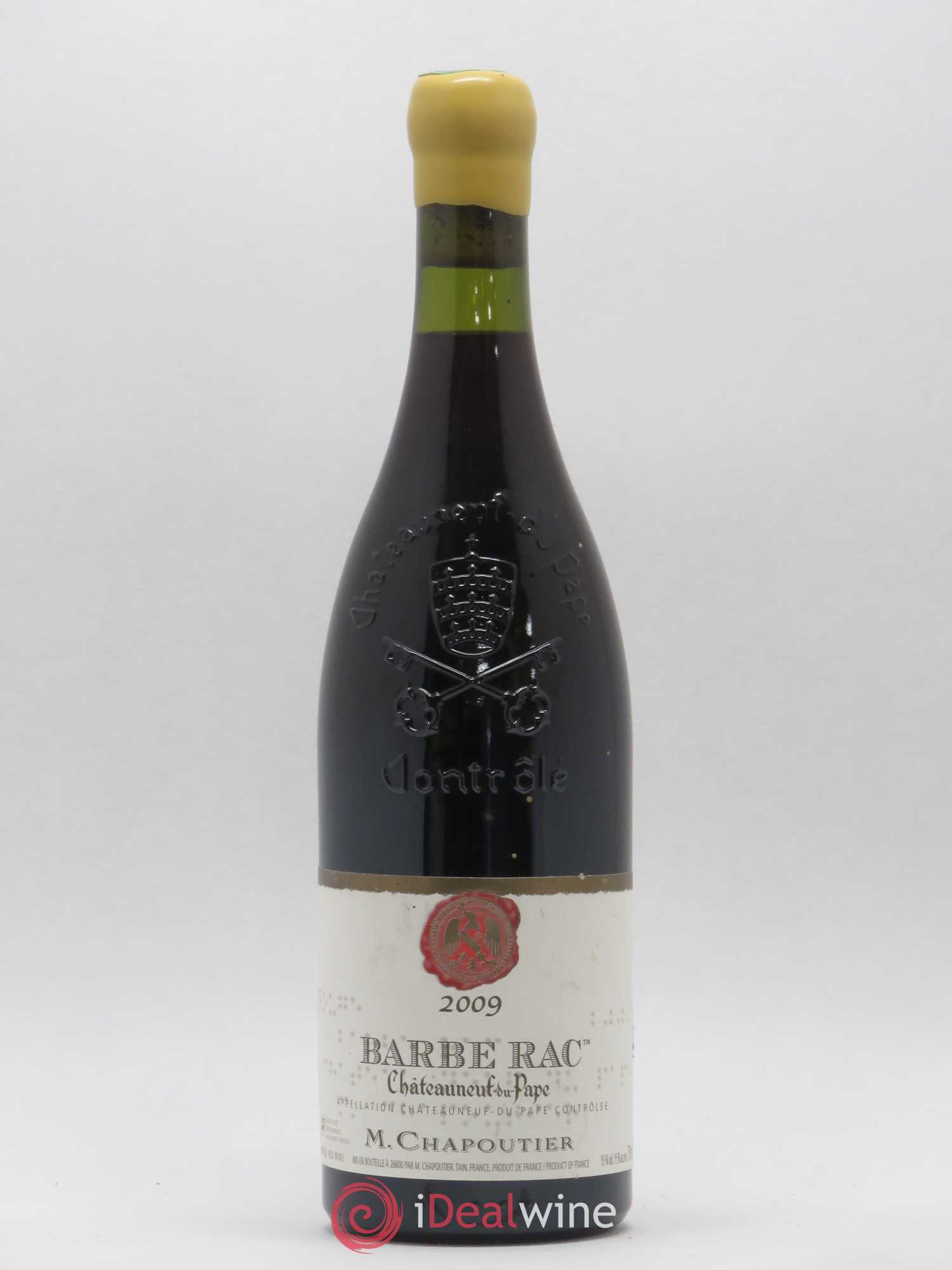 Châteauneuf-du-Pape Barbe Rac Chapoutier 2009 - Lot de 1 bouteille - 0