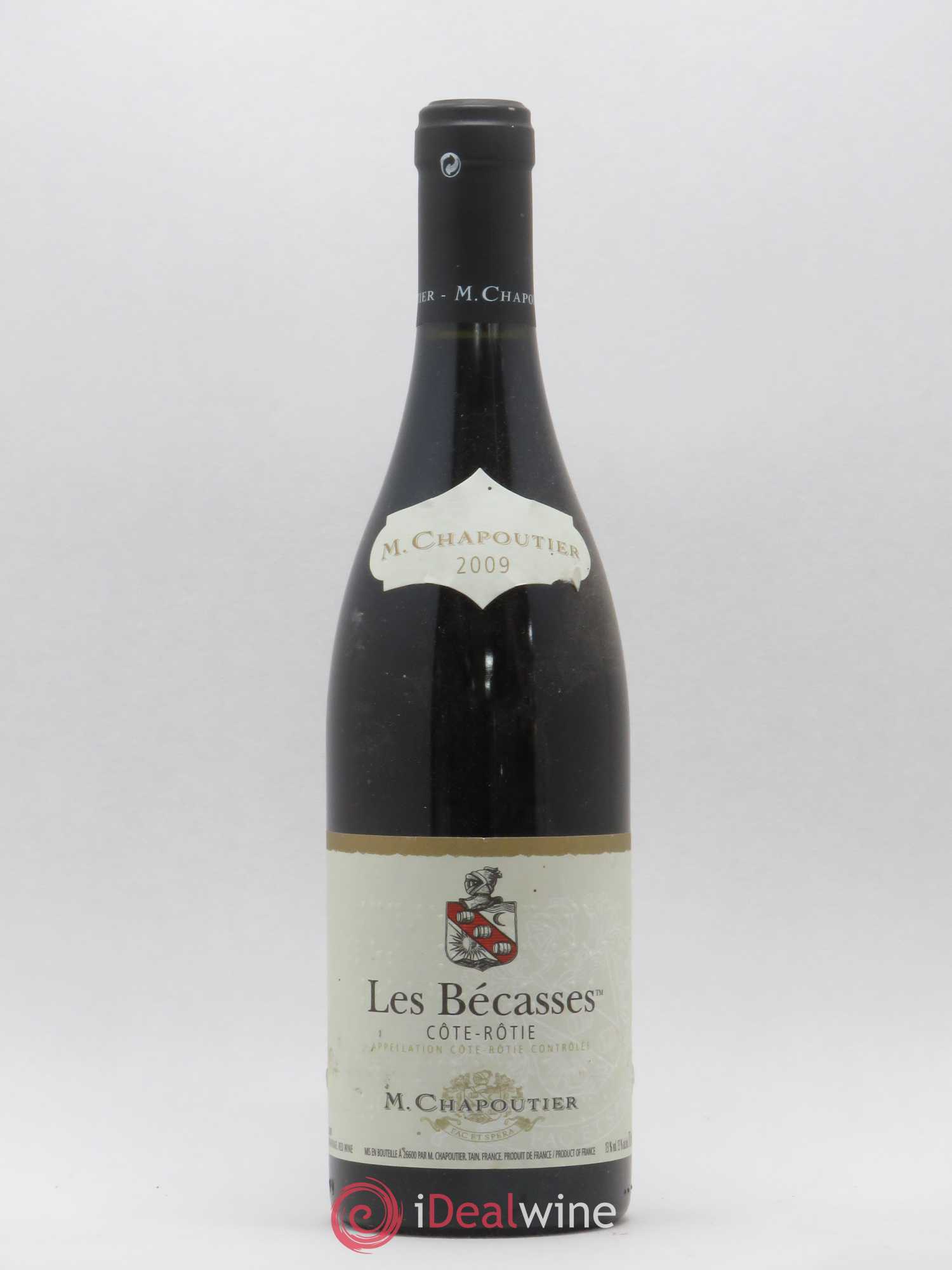 Côte-Rôtie Les Bécasses Chapoutier 2009 - Lot de 1 bouteille - 0