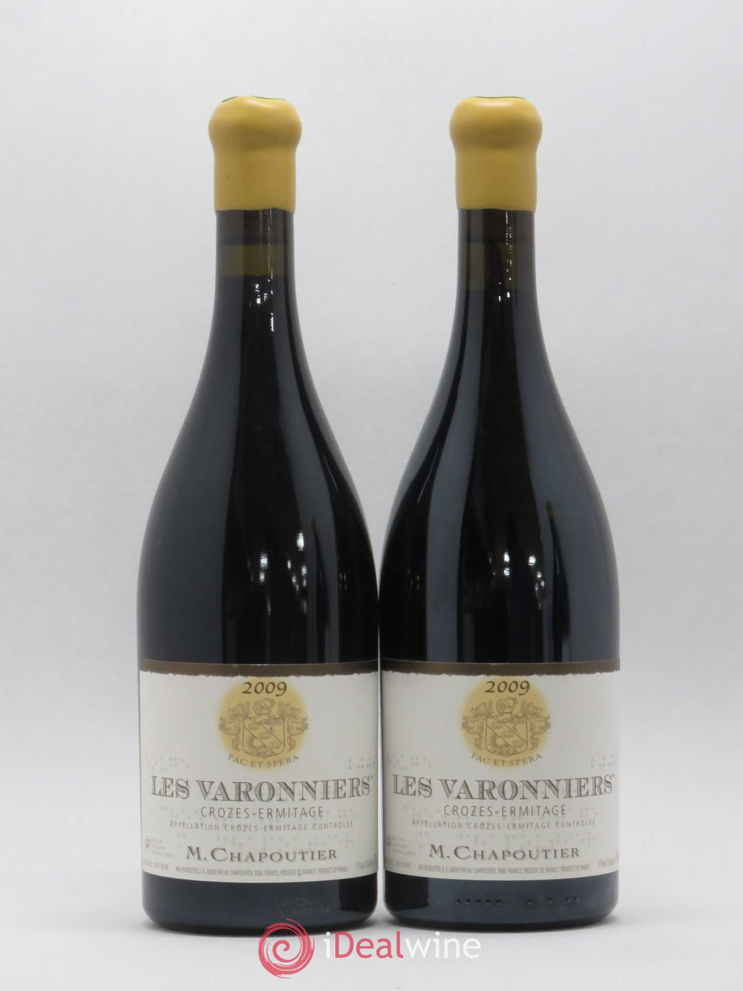 Crozes-Hermitage Les Varonniers Chapoutier 2009 - Lot de 2 bouteilles - 0