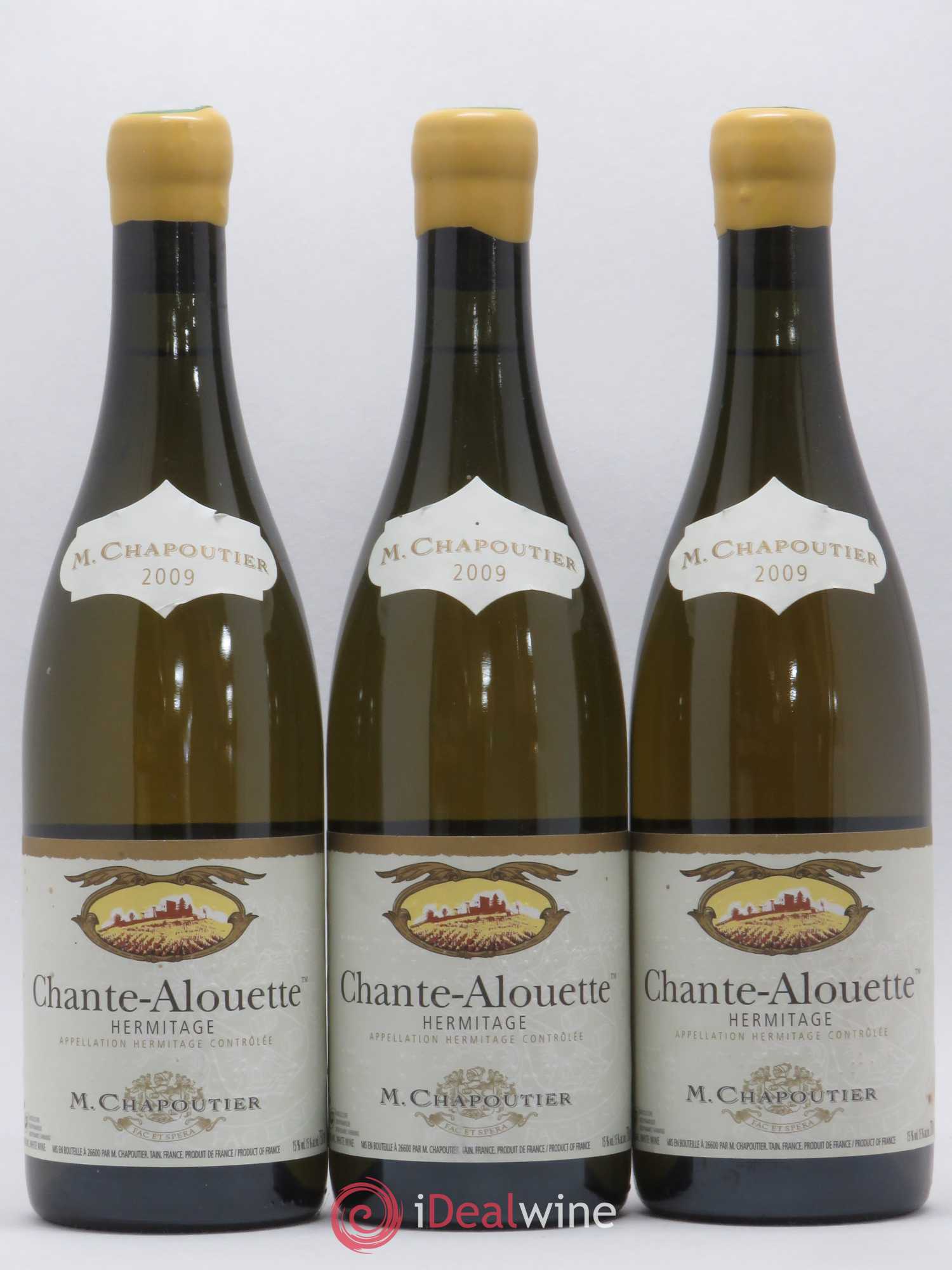 Hermitage Chante Alouette Chapoutier 2009 - Lotto di 3 bottiglie - 0