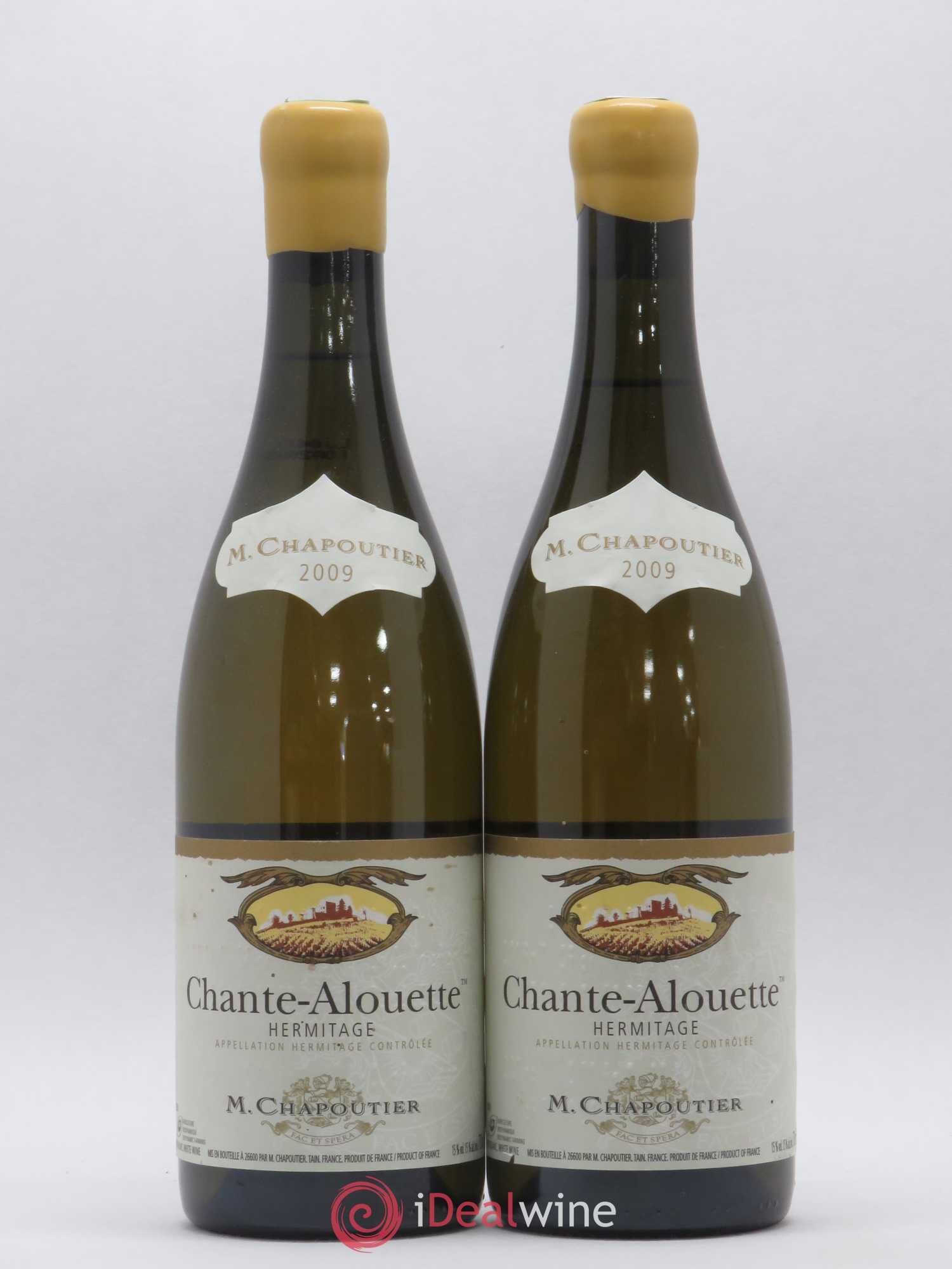 Hermitage Chante Alouette Chapoutier 2009 - Lot de 2 bouteilles - 0