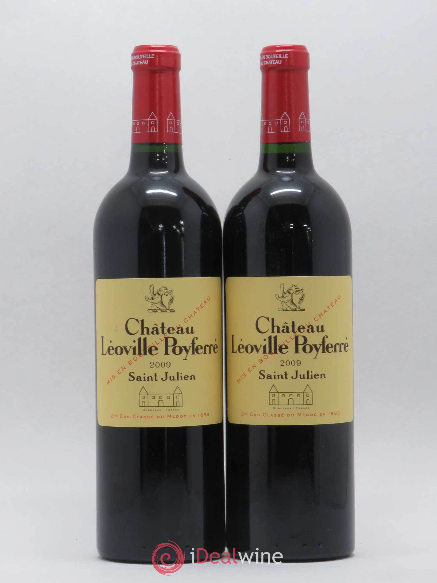 Château Léoville Poyferré 2ème Grand Cru Classé 2009 - Lot de 2 bouteilles - 0