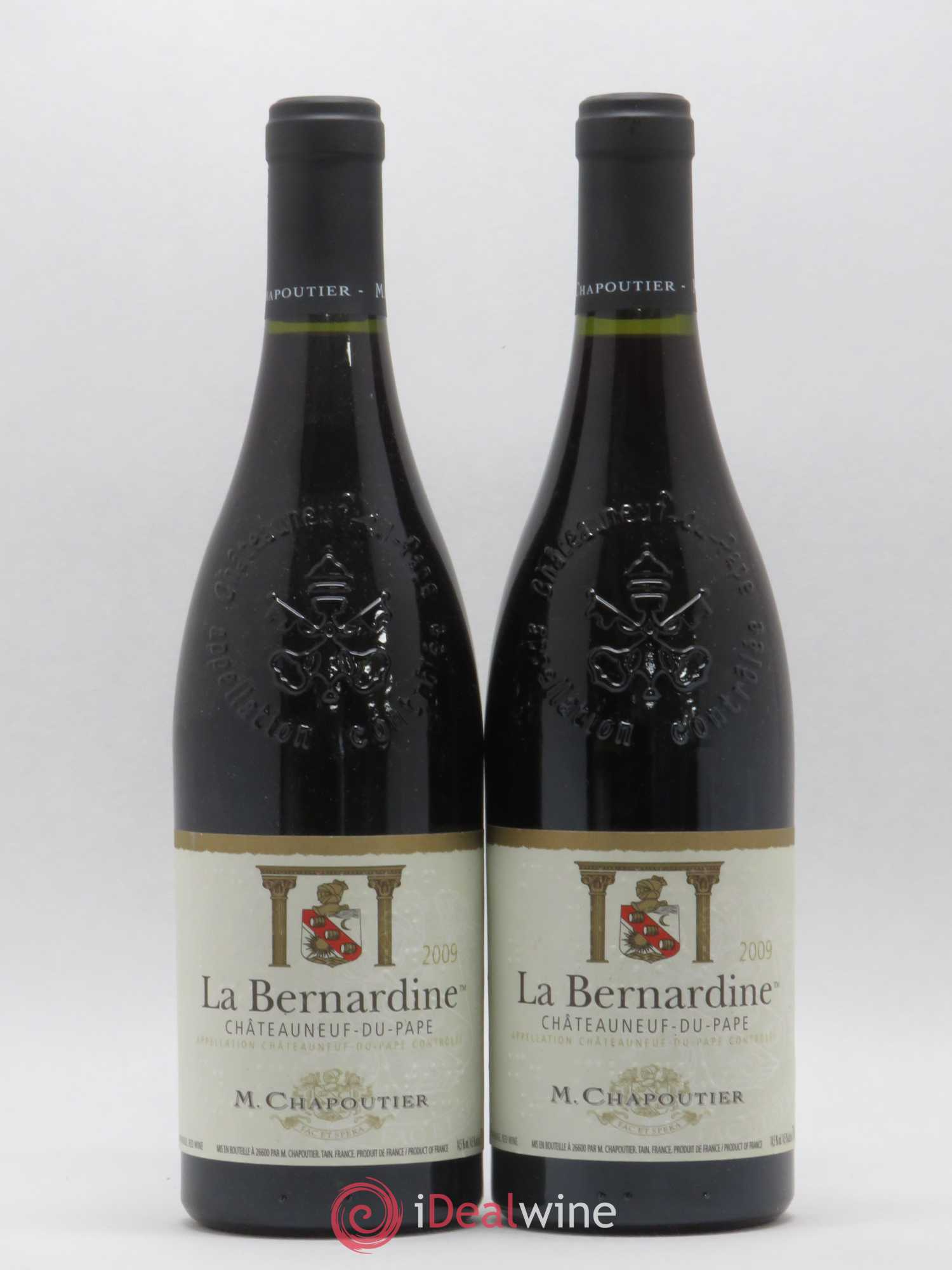 Châteauneuf-du-Pape La Bernardine Chapoutier 2009 - Lot de 2 bouteilles - 0