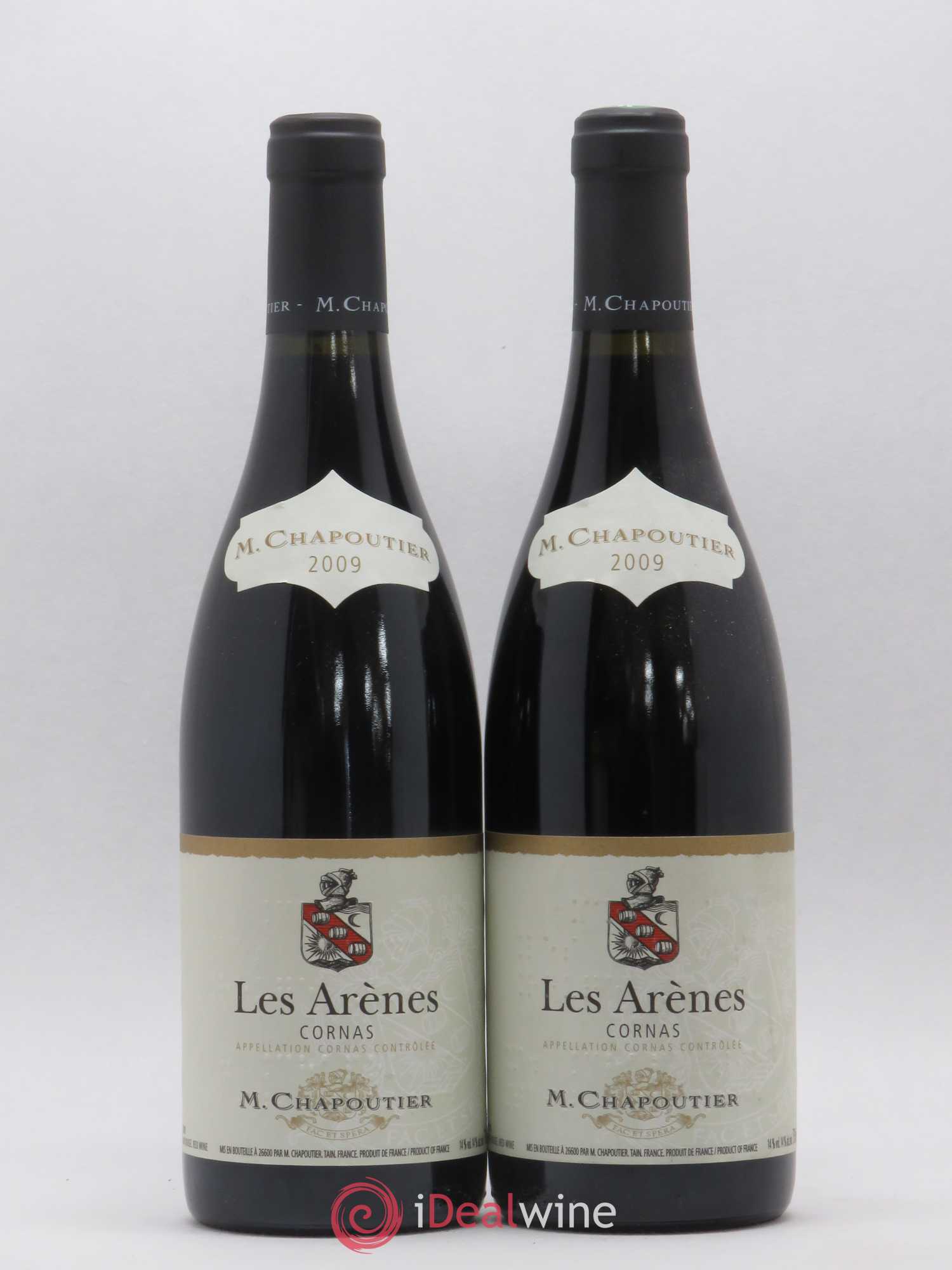 Cornas Les Arenes Chapoutier 2009 - Posten von 2 Flaschen - 0