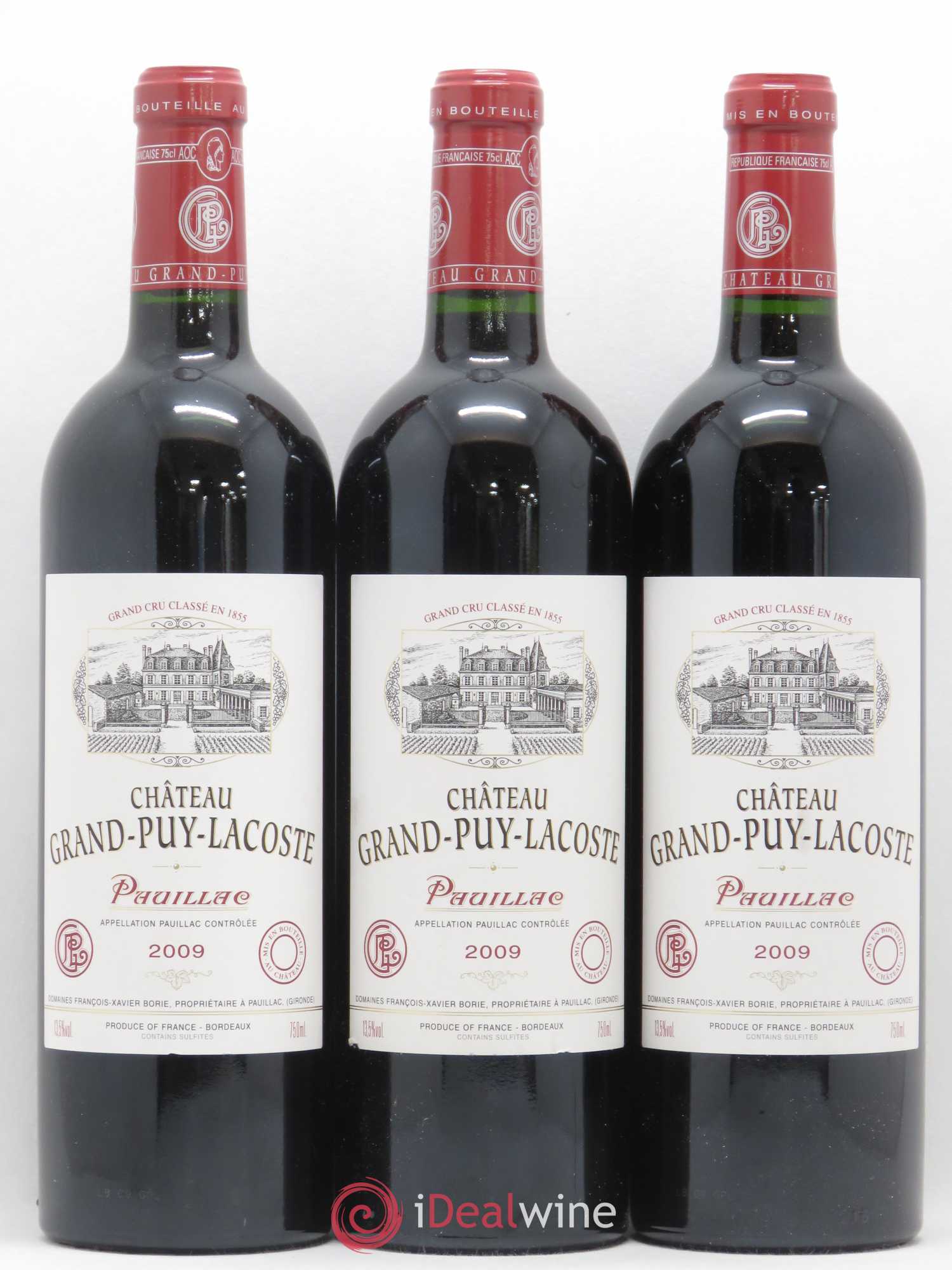 Château Grand Puy Lacoste 5ème Grand Cru Classé 2009 - Lot de 6 bouteilles - 2