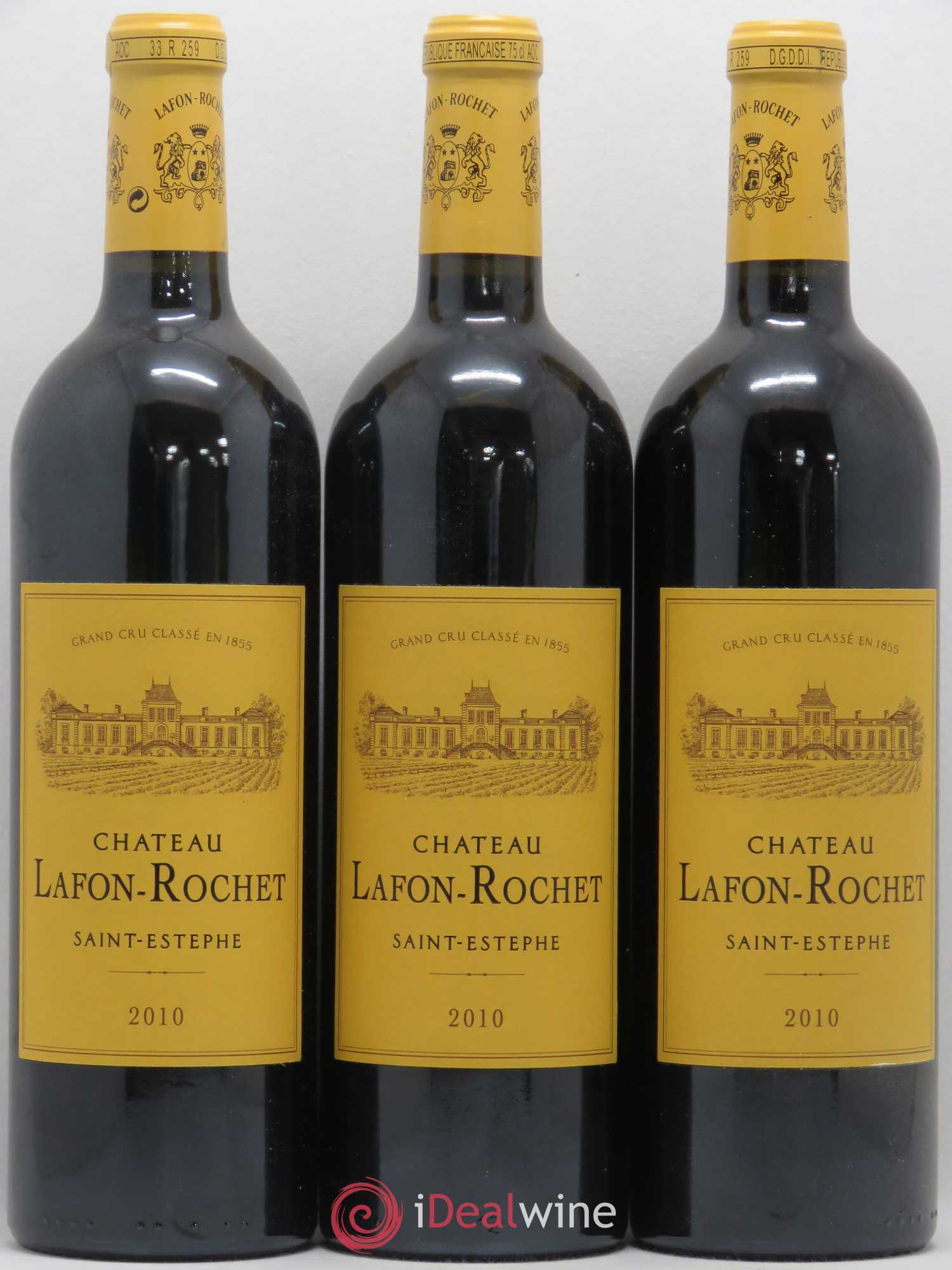 Château Lafon Rochet 4ème Grand Cru Classé 2010 - Lot de 12 bouteilles - 1