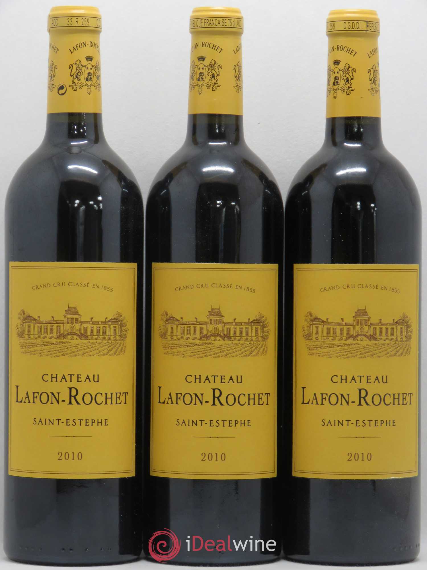 Château Lafon Rochet 4ème Grand Cru Classé 2010 - Lot de 12 bouteilles - 2