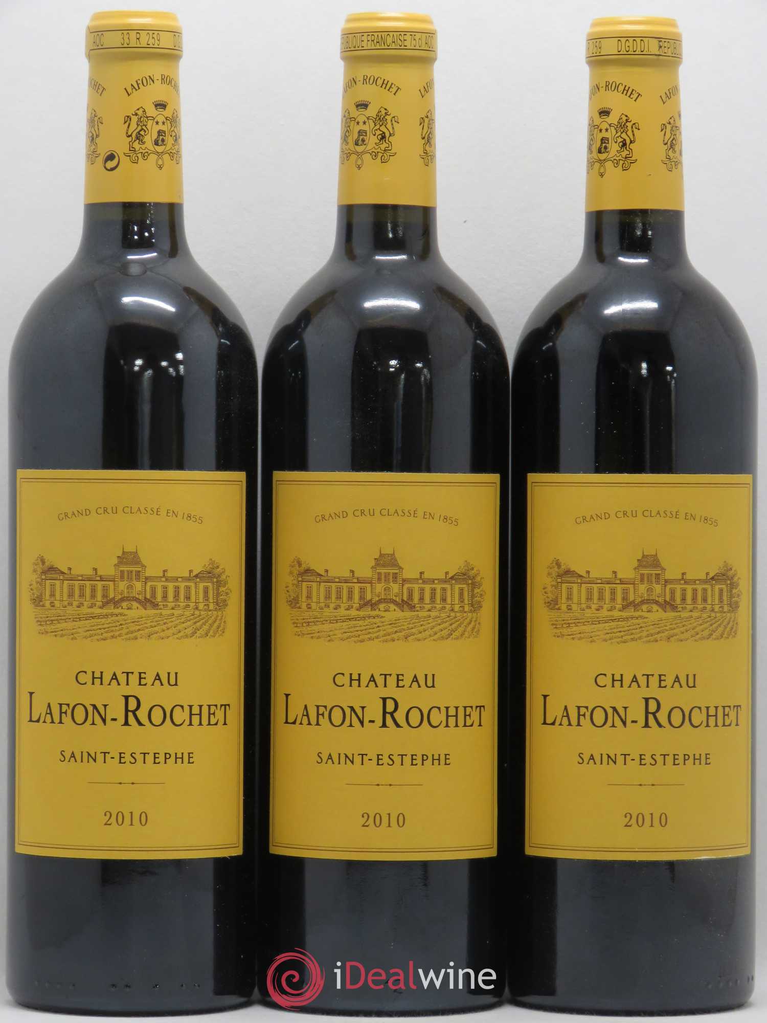 Château Lafon Rochet 4ème Grand Cru Classé 2010 - Lot de 12 bouteilles - 3
