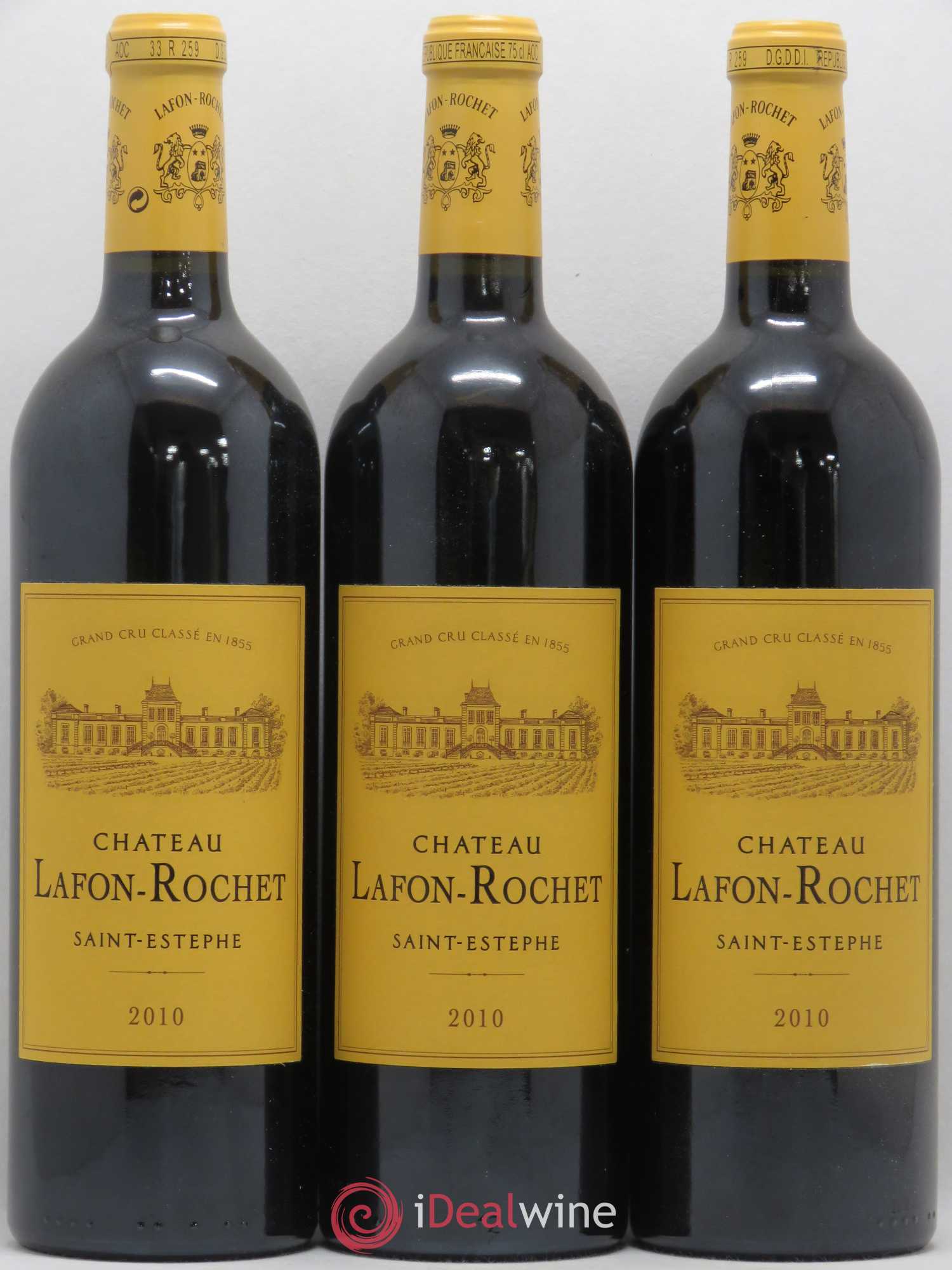 Château Lafon Rochet 4ème Grand Cru Classé 2010 - Lot de 12 bouteilles - 4